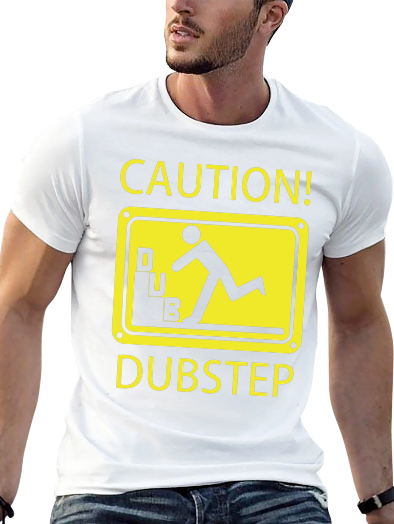 Caution Dubstep T-Shirt - Funny Music Lover Tee
