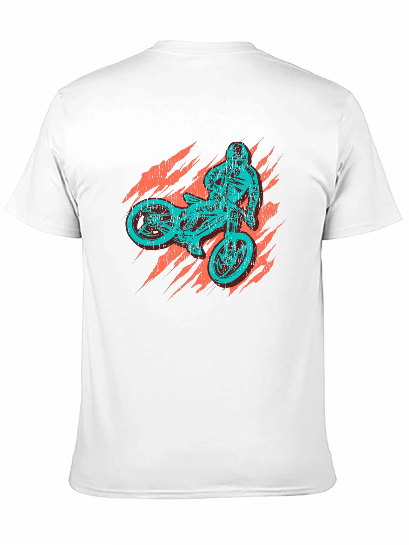 Mens Graphic T-Shirt - Mountain Biker Print