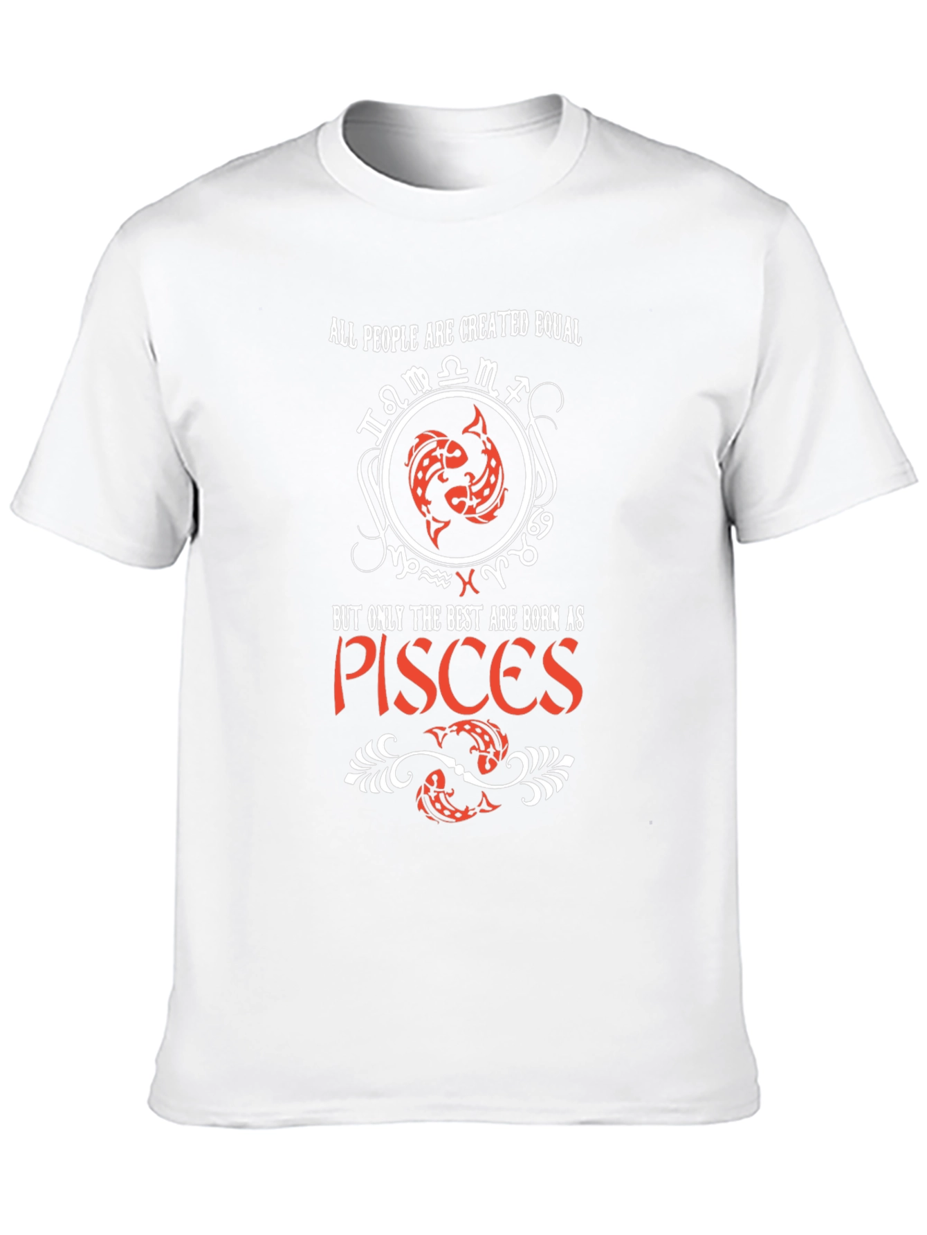 Pisces Zodiac T-Shirt - All People Created Equal Tee
