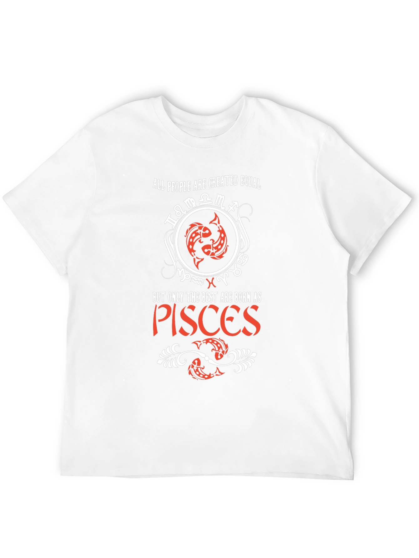 Pisces Zodiac T-Shirt - All People Created Equal Tee