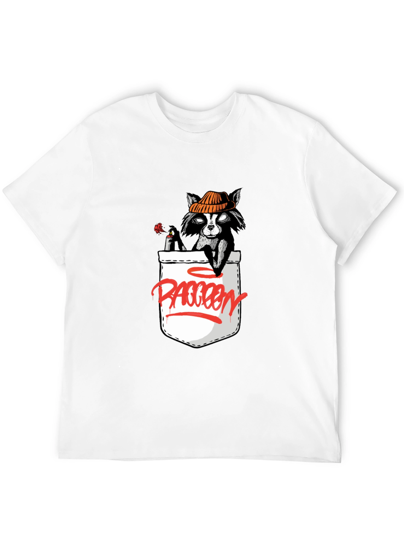 Raccoon in Pocket Graphic Tee