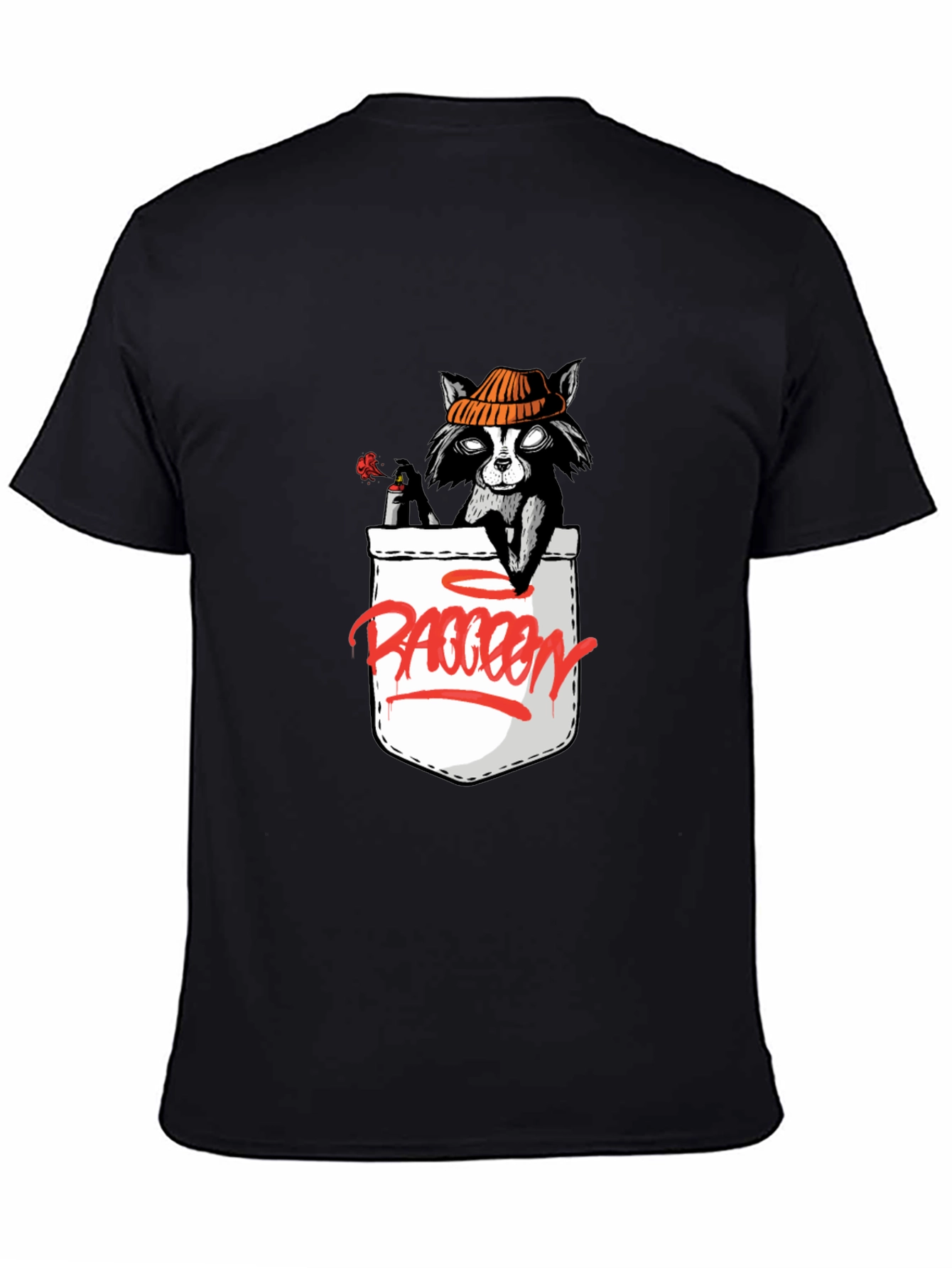 Raccoon in Pocket Graphic Tee