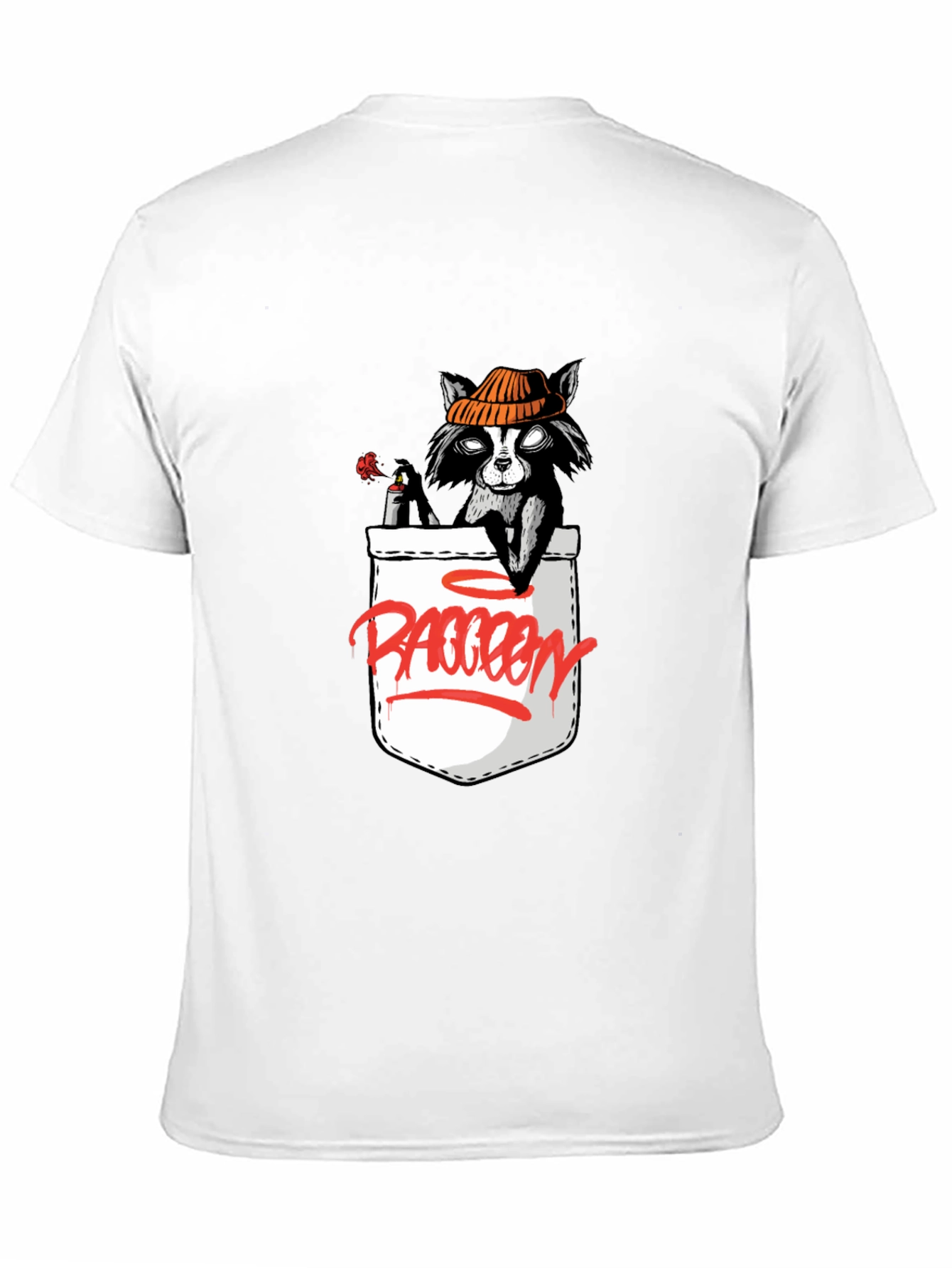 Raccoon in Pocket Graphic Tee