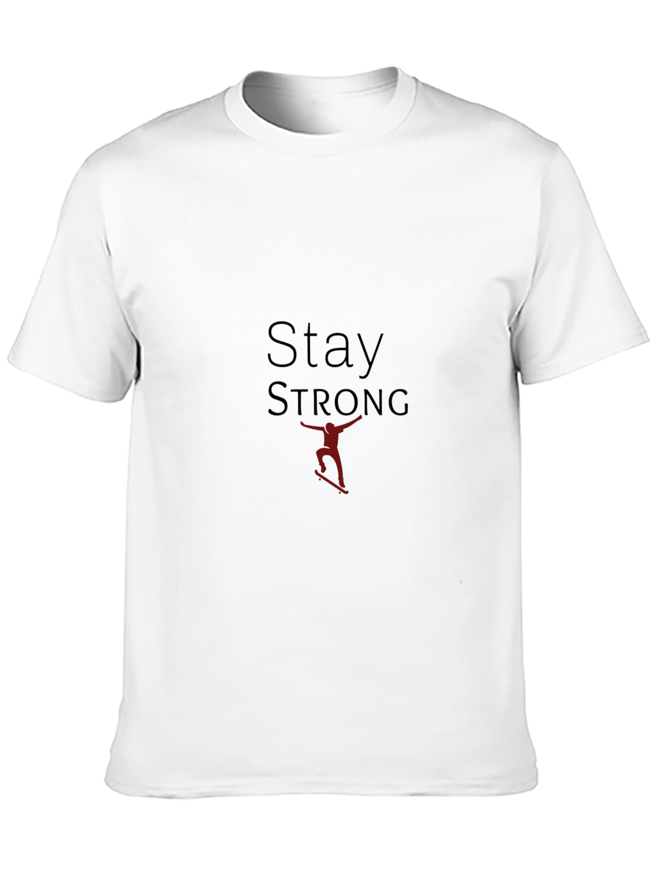 Stay Strong Graphic Tee - Black T-Shirt