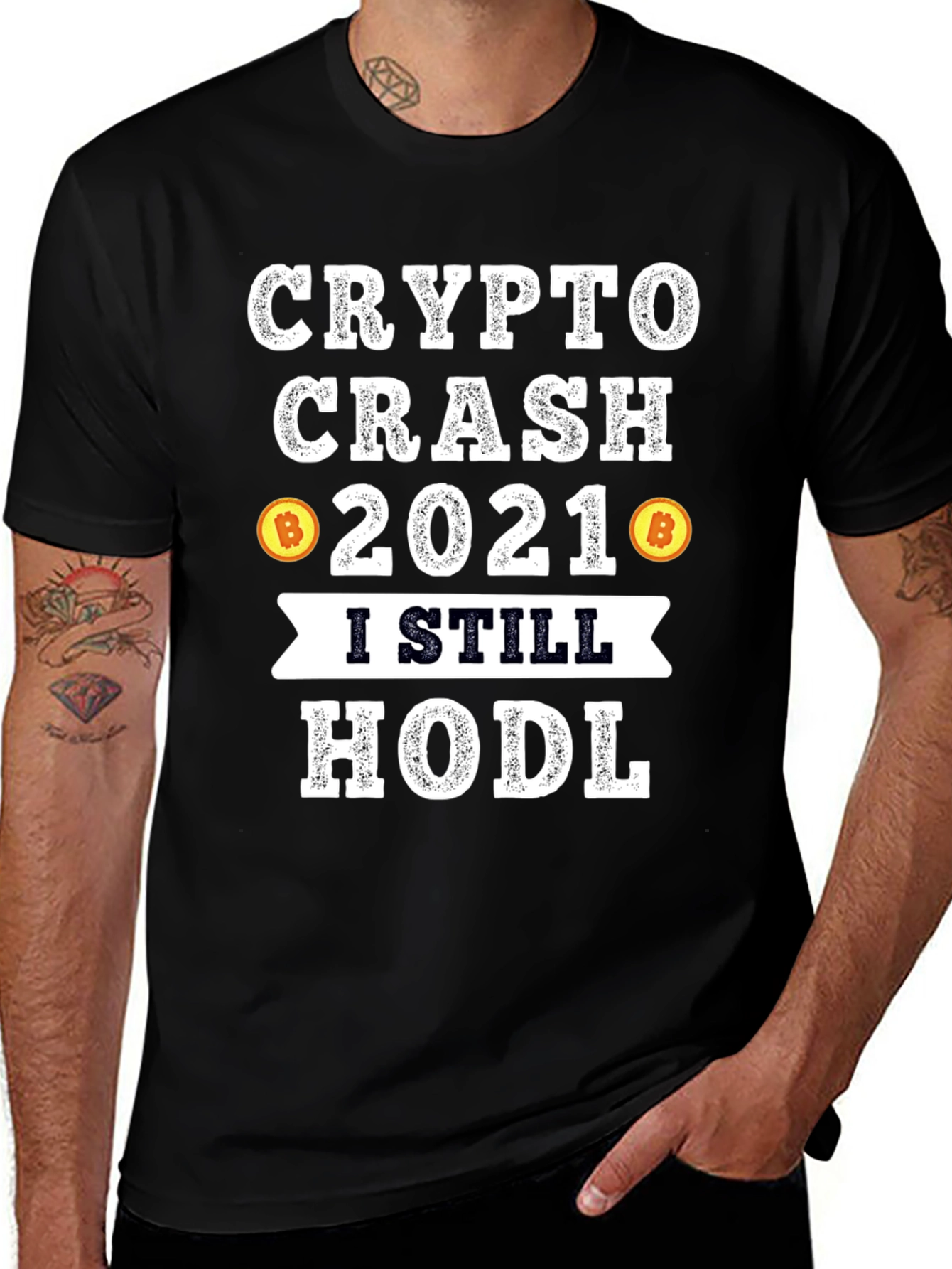 Crypto Crash 2021 HODL T-Shirt