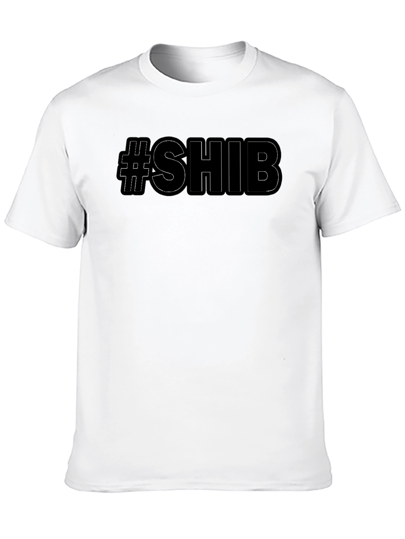 SHIB Crypto T-Shirt - Black Graphic Tee