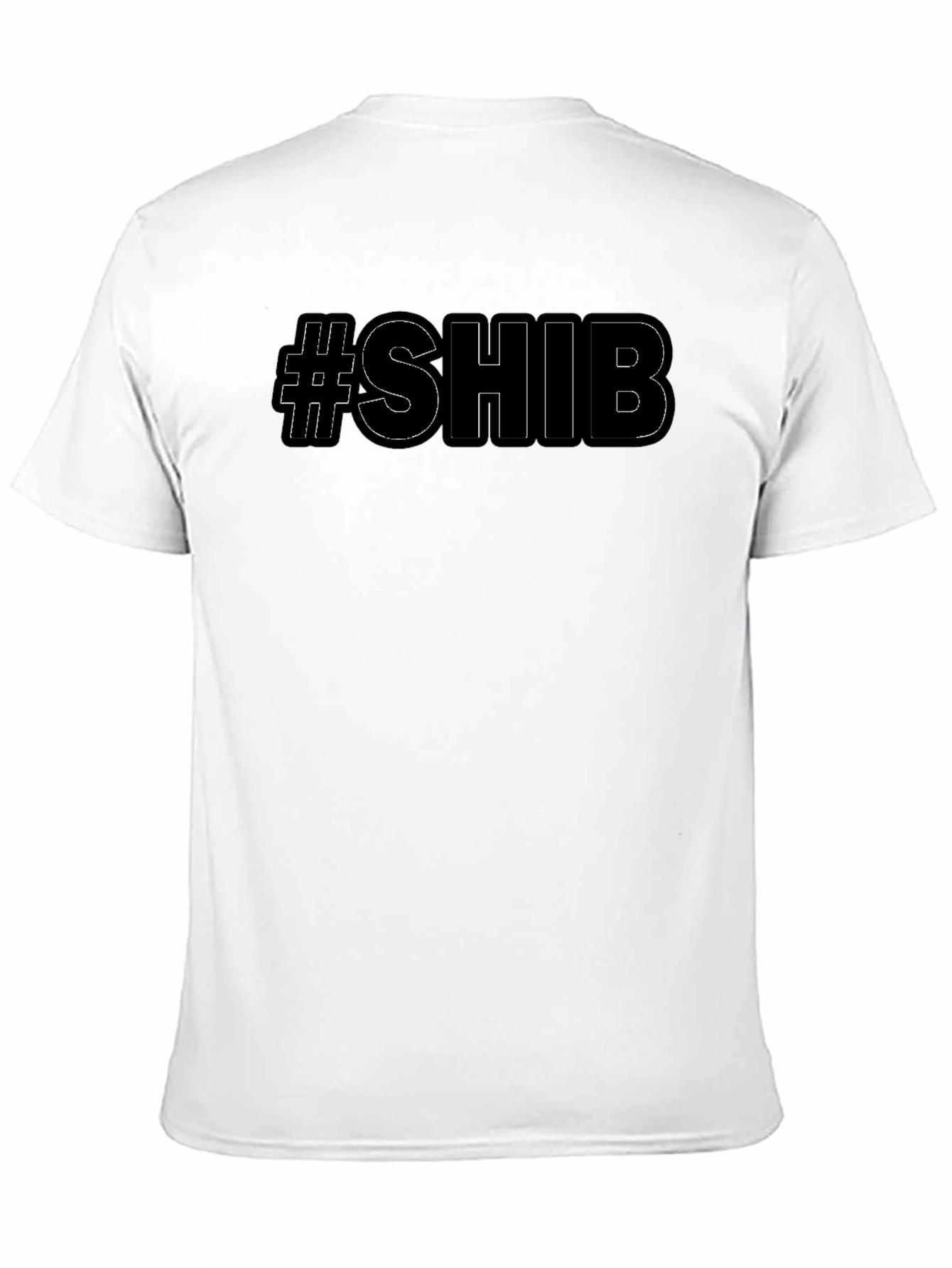 SHIB Crypto T-Shirt - Black Graphic Tee