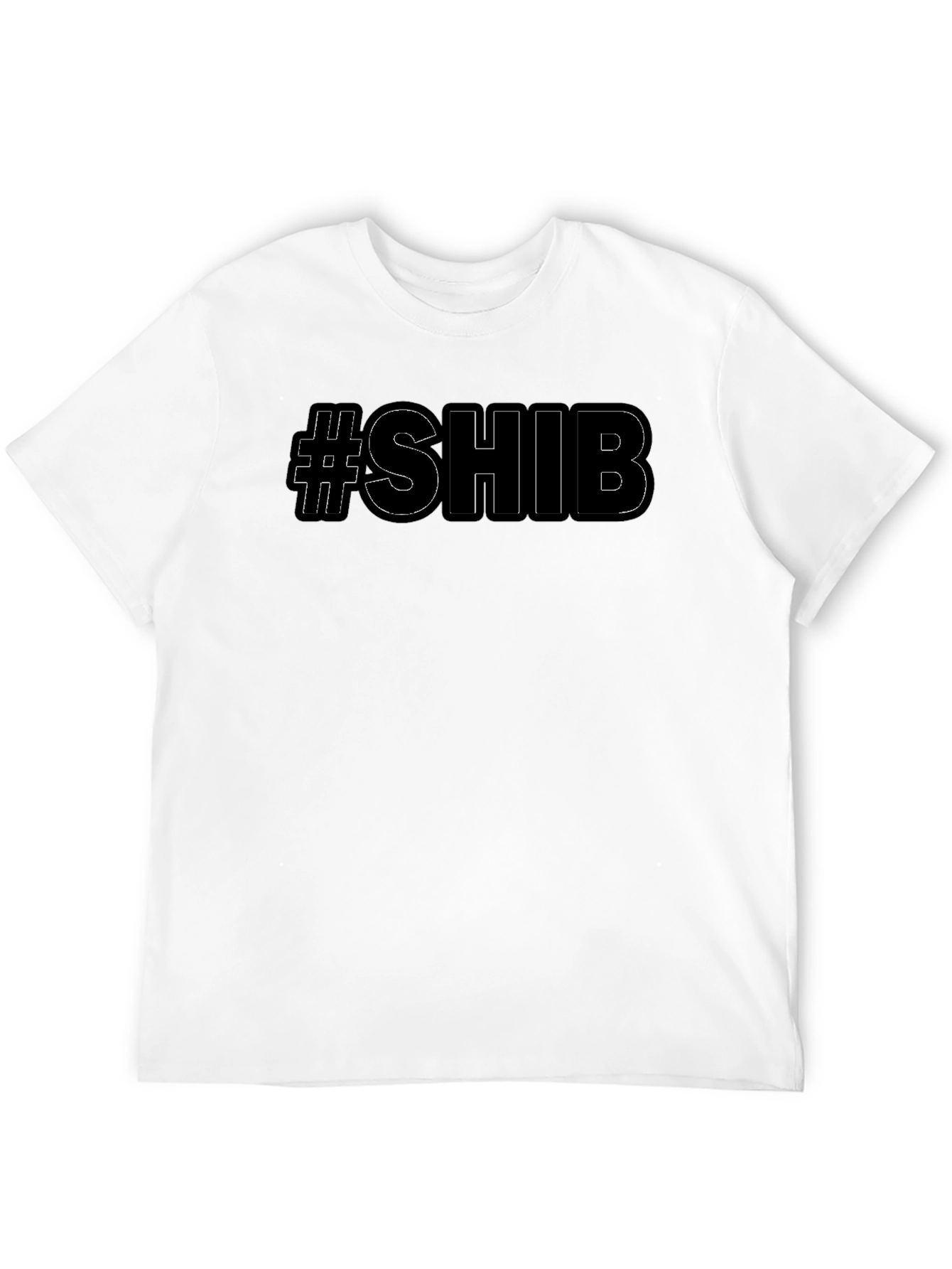 SHIB Crypto T-Shirt - Black Graphic Tee