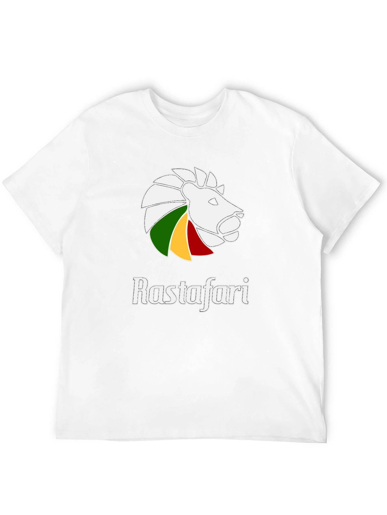 Rastafari Lion Head Graphic T-Shirt