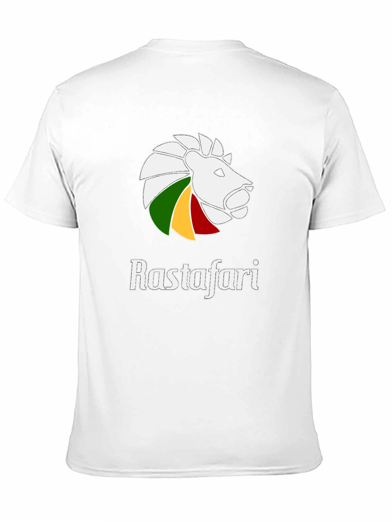 Rastafari Lion Head Graphic T-Shirt