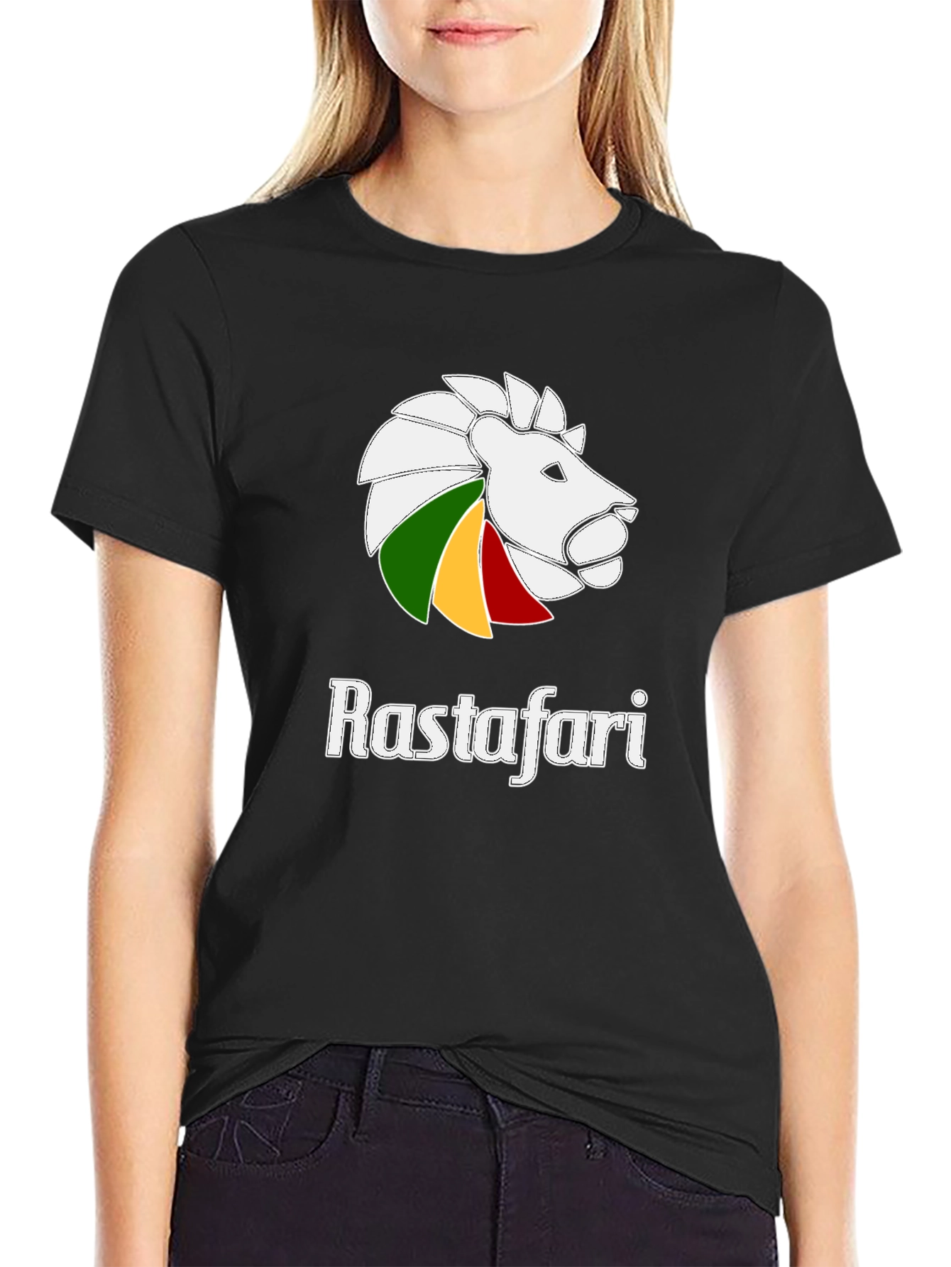 Rastafari Lion Head Graphic T-Shirt