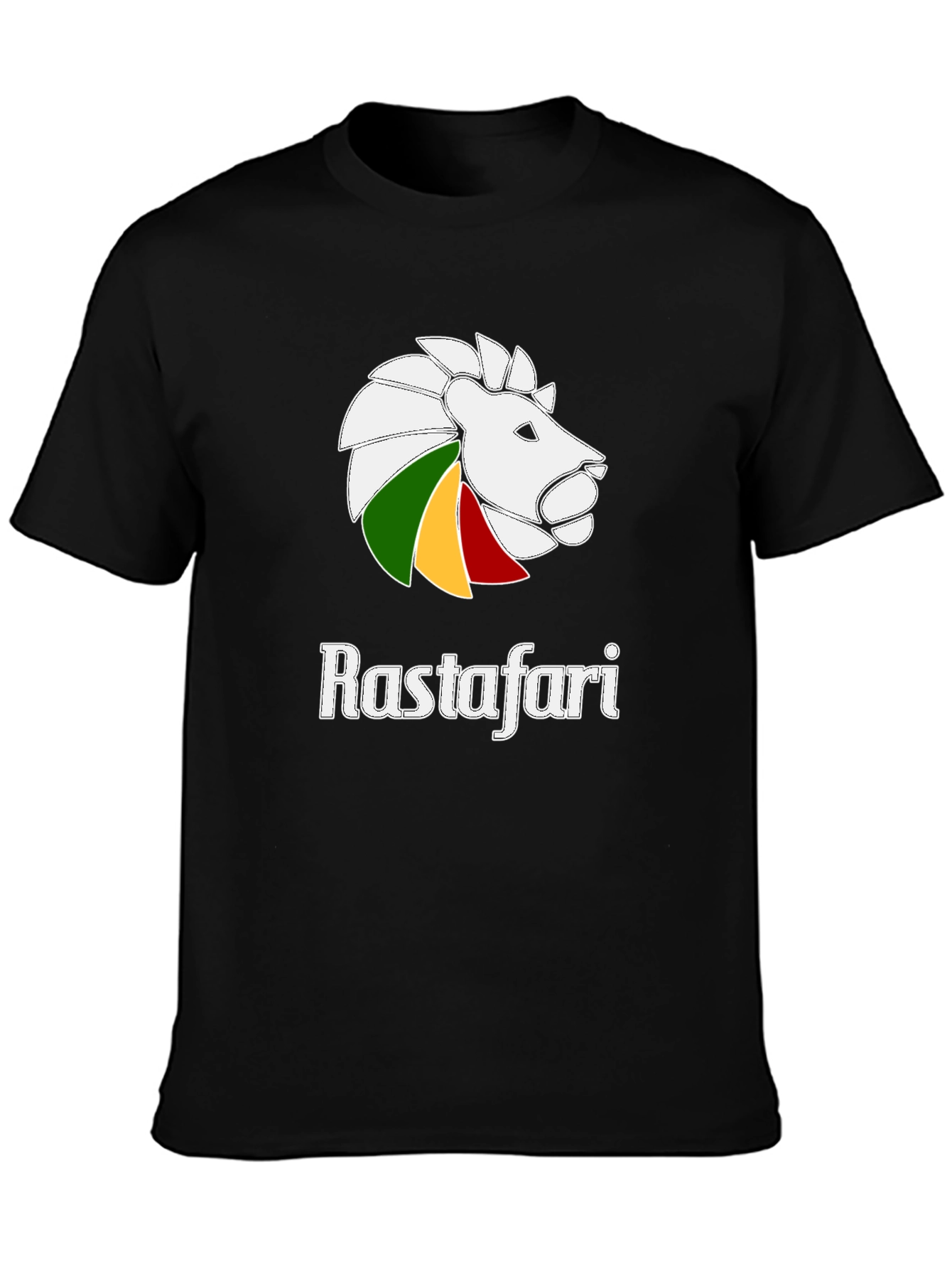 Rastafari Lion Head Graphic T-Shirt