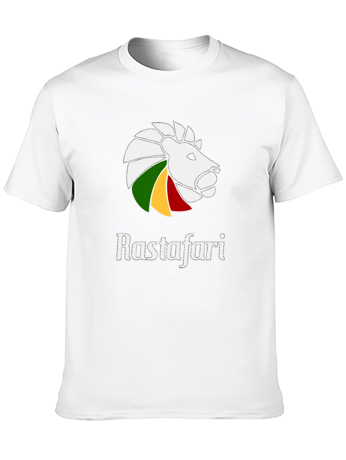Rastafari Lion Head Graphic T-Shirt