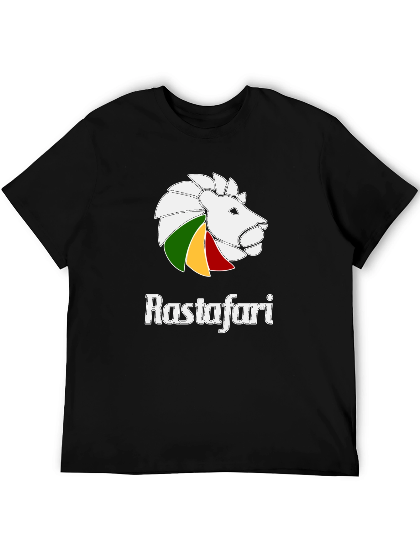 Rastafari Lion Head Graphic T-Shirt
