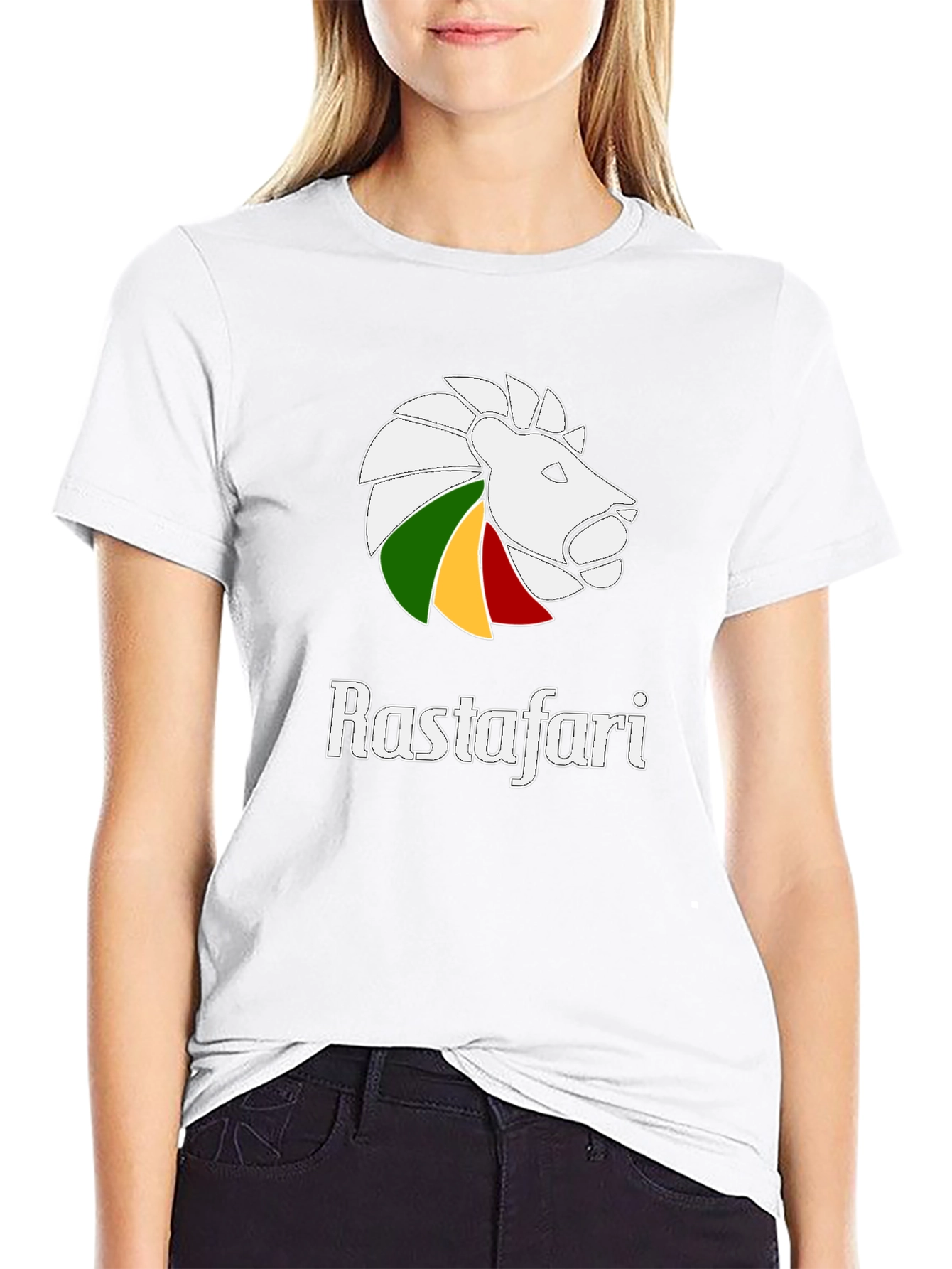 Rastafari Lion Head Graphic T-Shirt