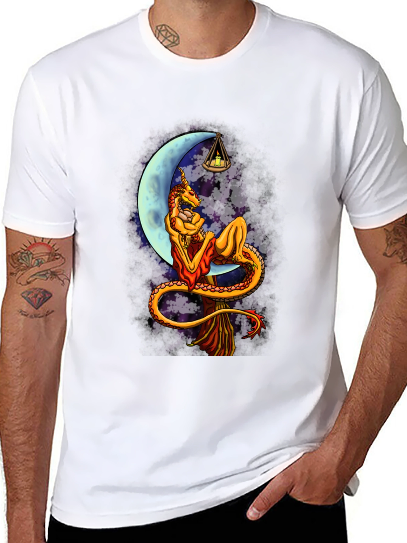 Dragon Moon Black T-Shirt