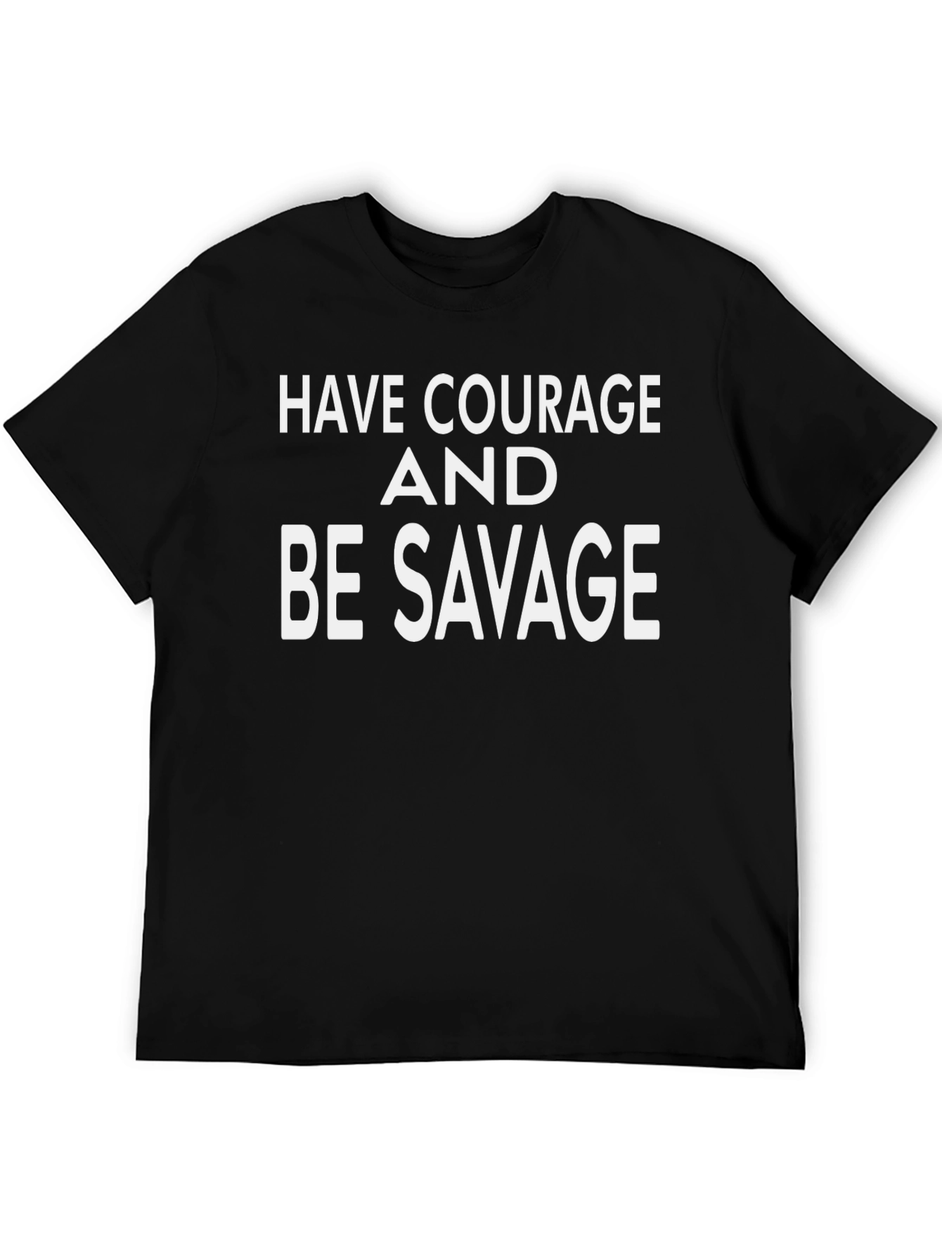 Courage & Savage Black Graphic Tee