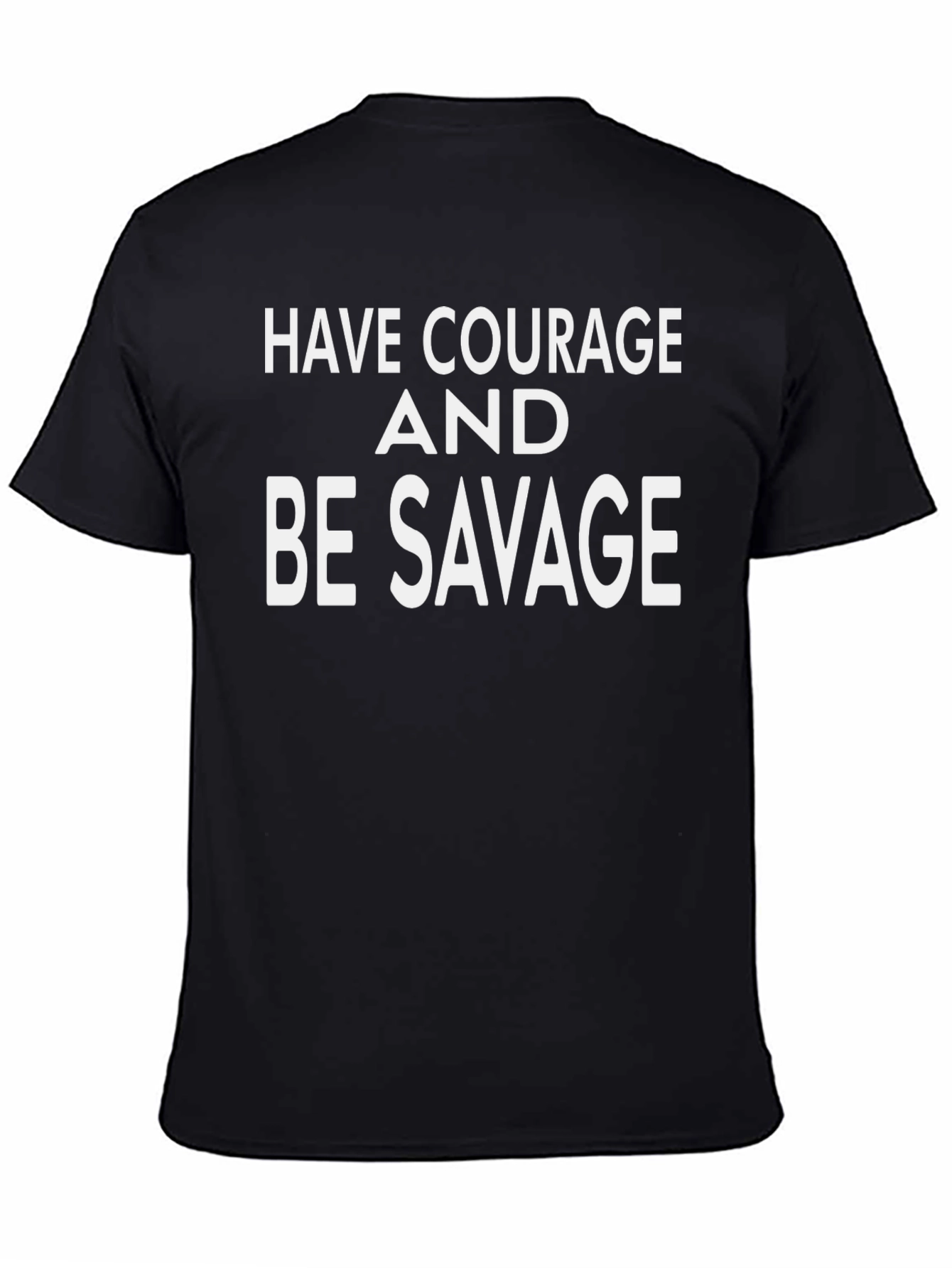 Courage & Savage Black Graphic Tee