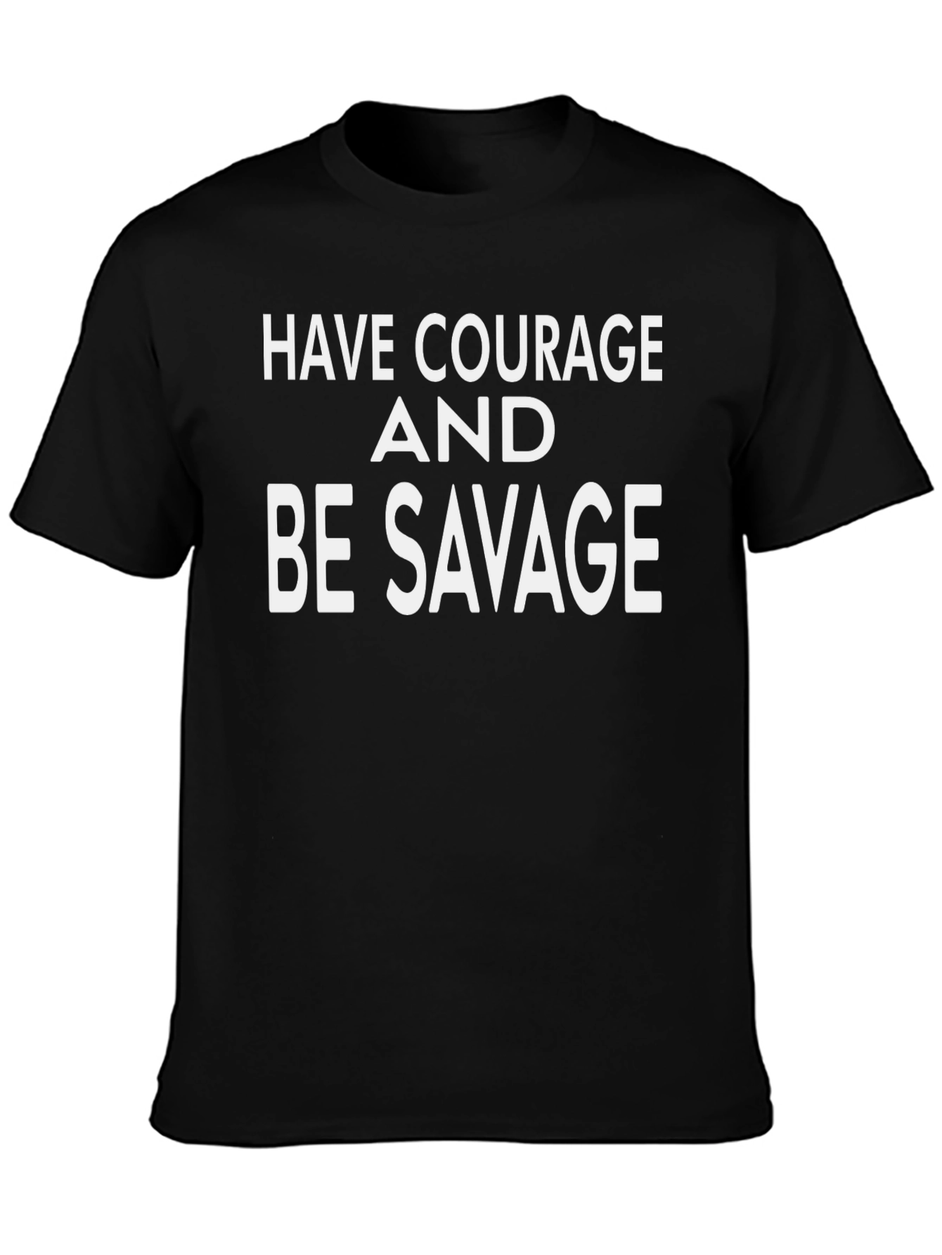 Courage & Savage Black Graphic Tee