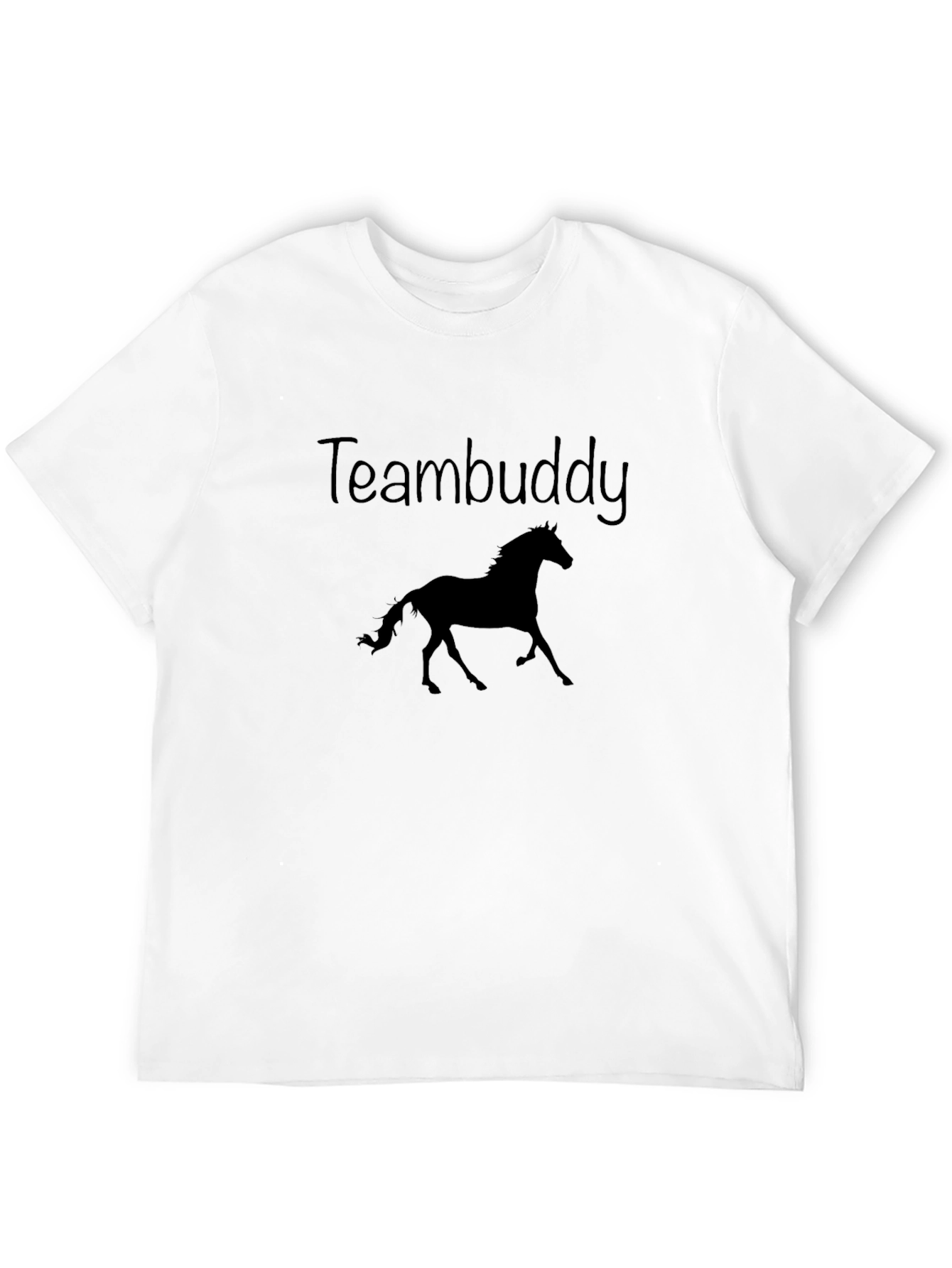 TeamBuddy Horse Graphic Tee - Black