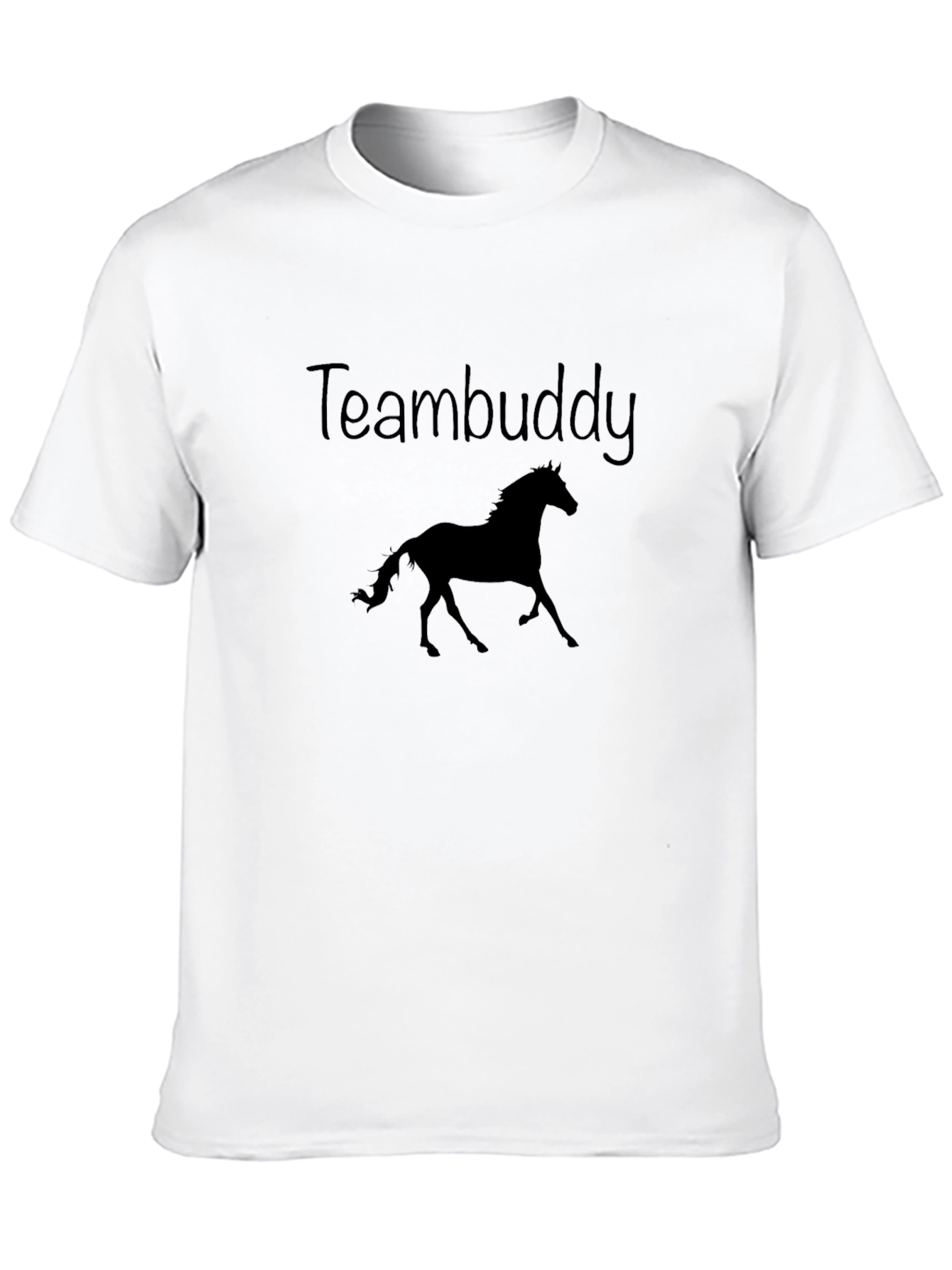 TeamBuddy Horse Graphic Tee - Black