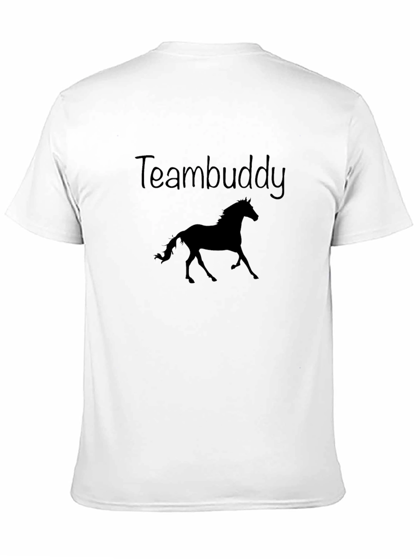 TeamBuddy Horse Graphic Tee - Black