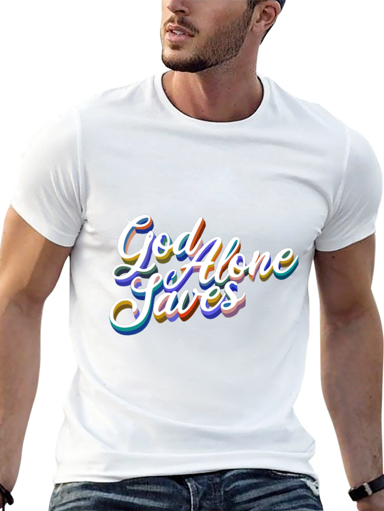 God Alone Saves Christian T-Shirt