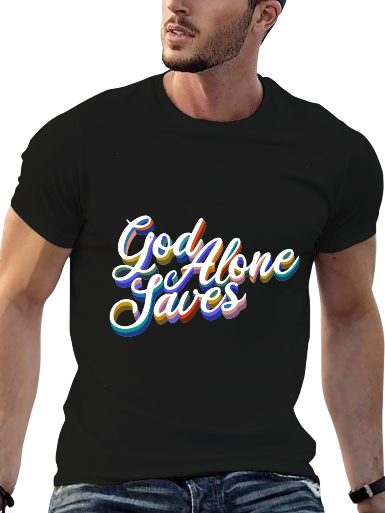 God Alone Saves Christian T-Shirt