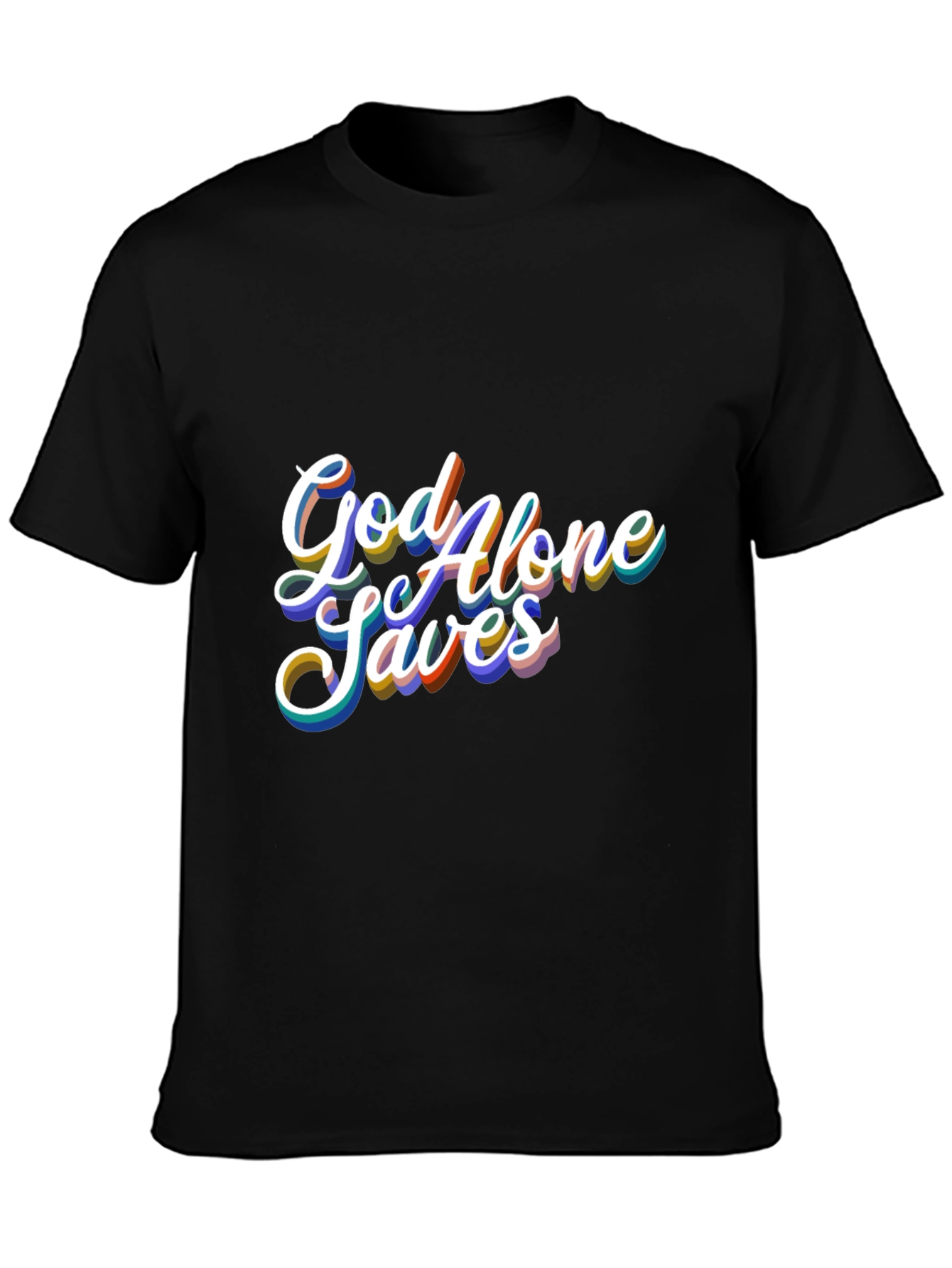 God Alone Saves Christian T-Shirt