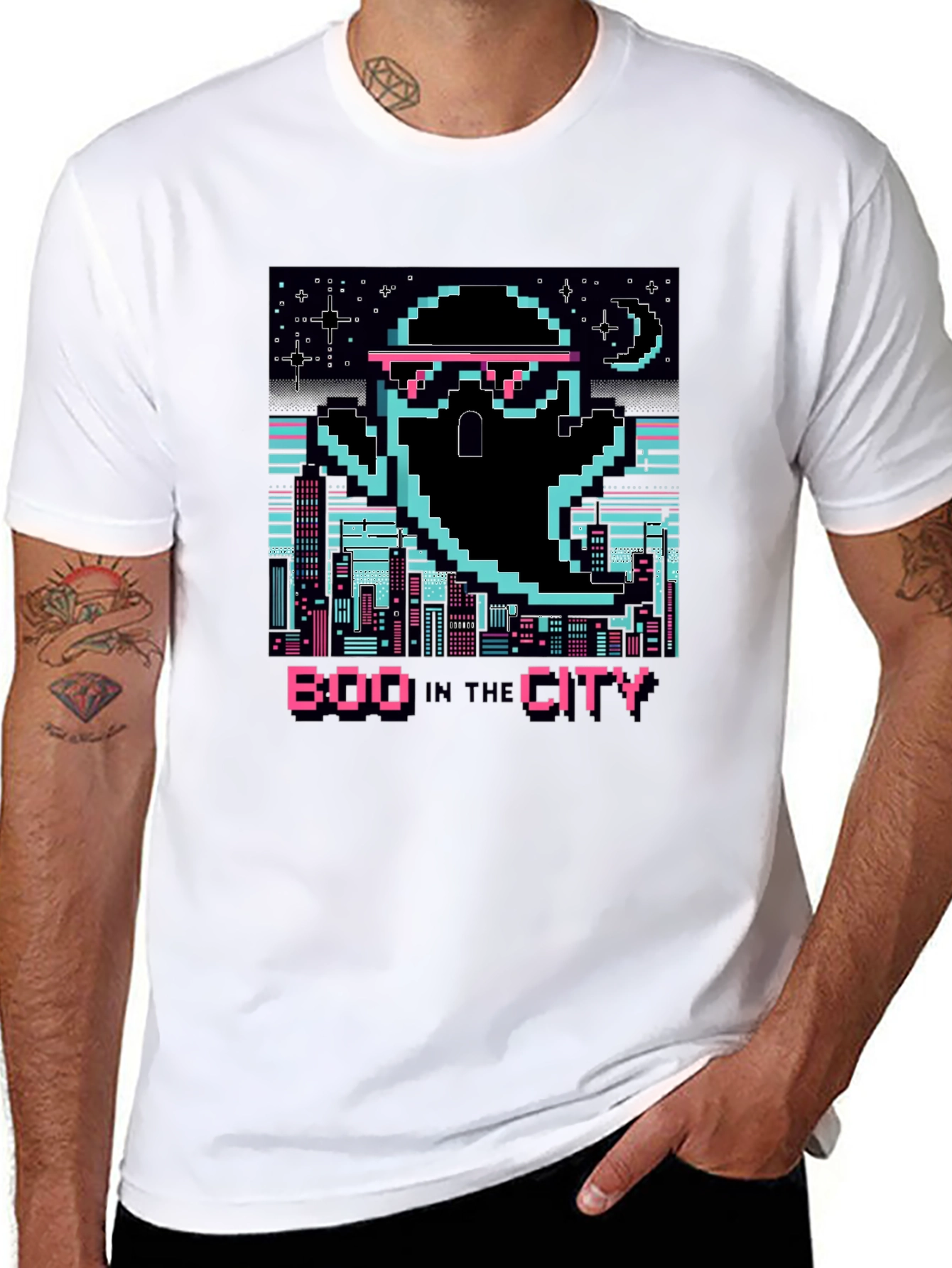 Boo In The City Graphic Tee