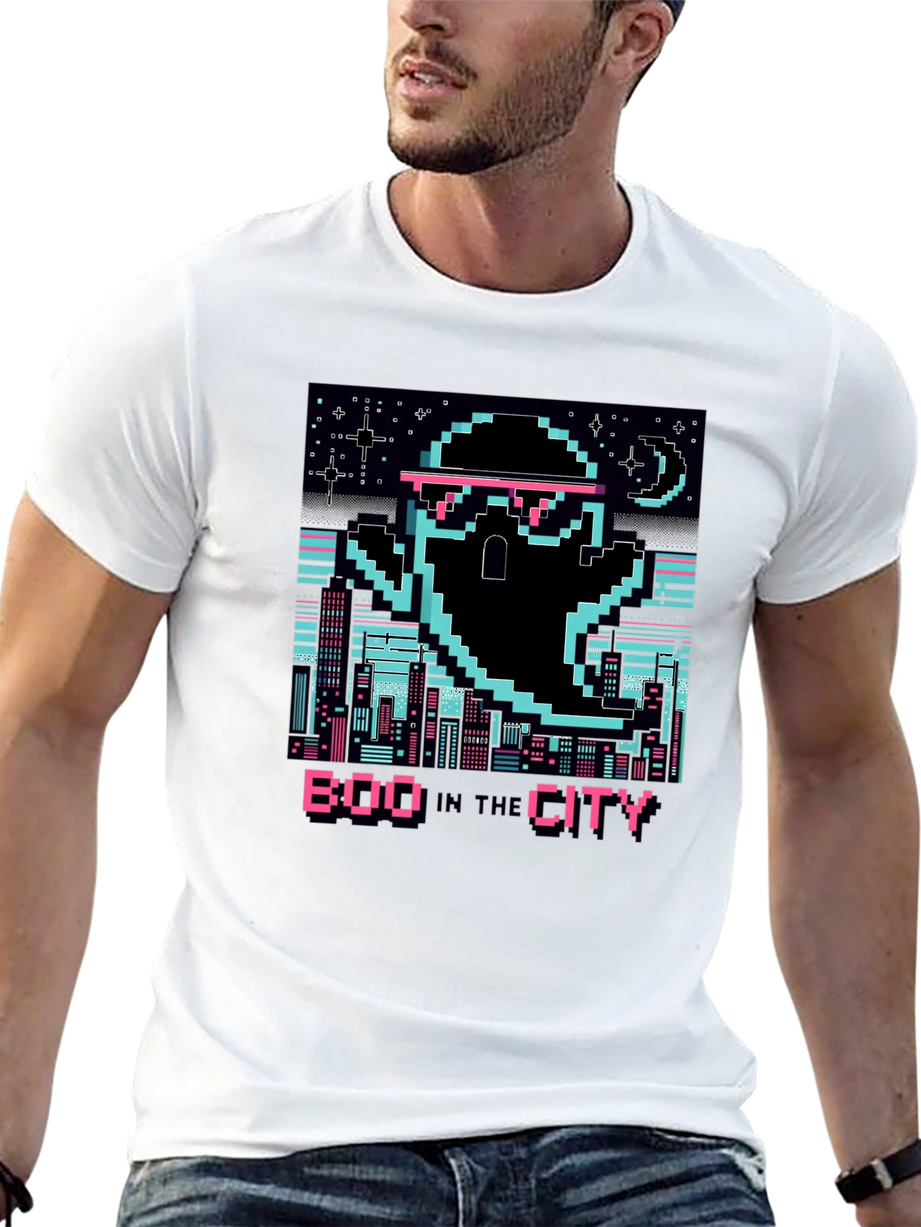 Boo In The City Graphic Tee