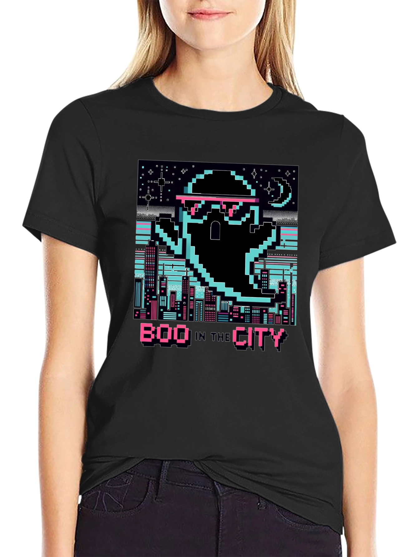 Boo In The City Graphic Tee