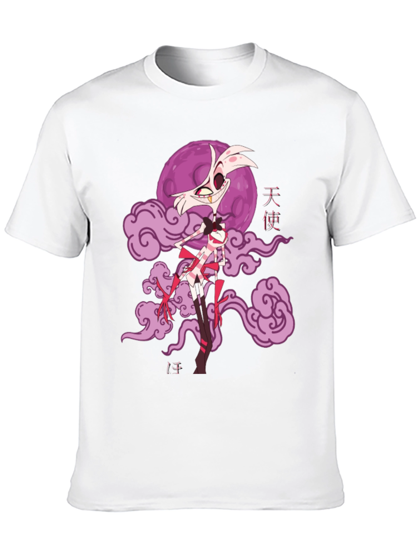 Angel Dust Graphic Tee - Hazbin Hotel Fan Shirt