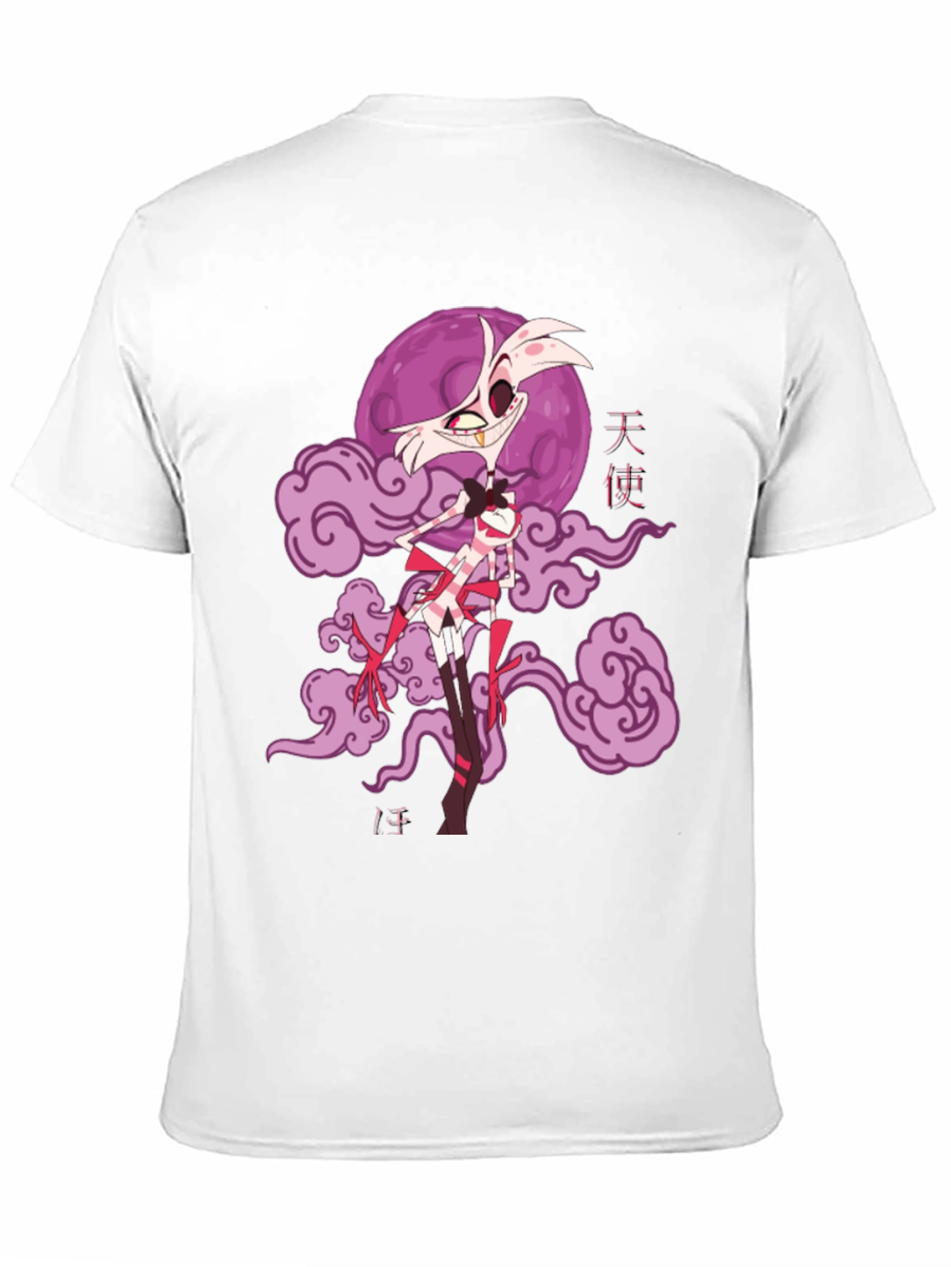 Angel Dust Graphic Tee - Hazbin Hotel Fan Shirt
