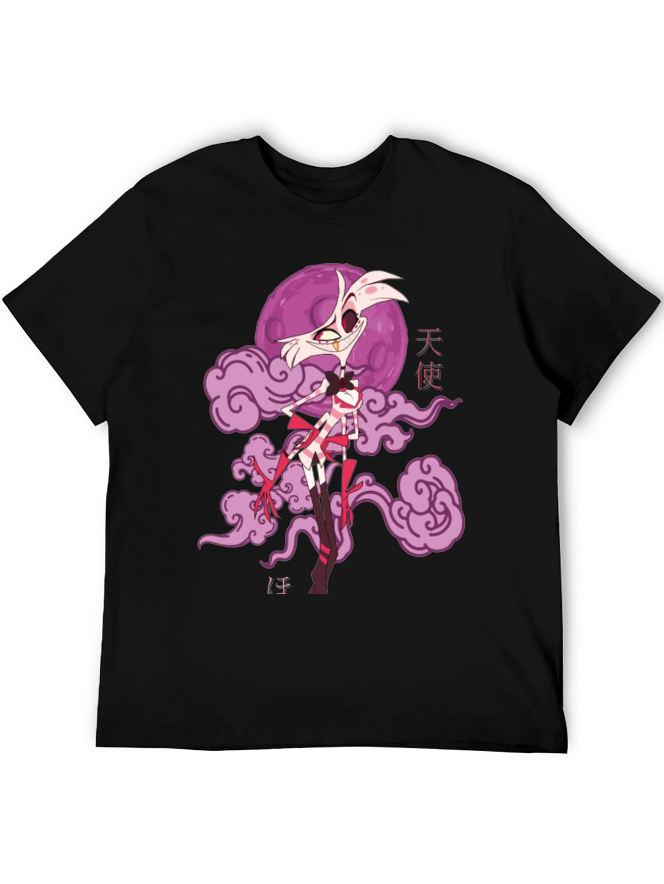 Angel Dust Graphic Tee - Hazbin Hotel Fan Shirt