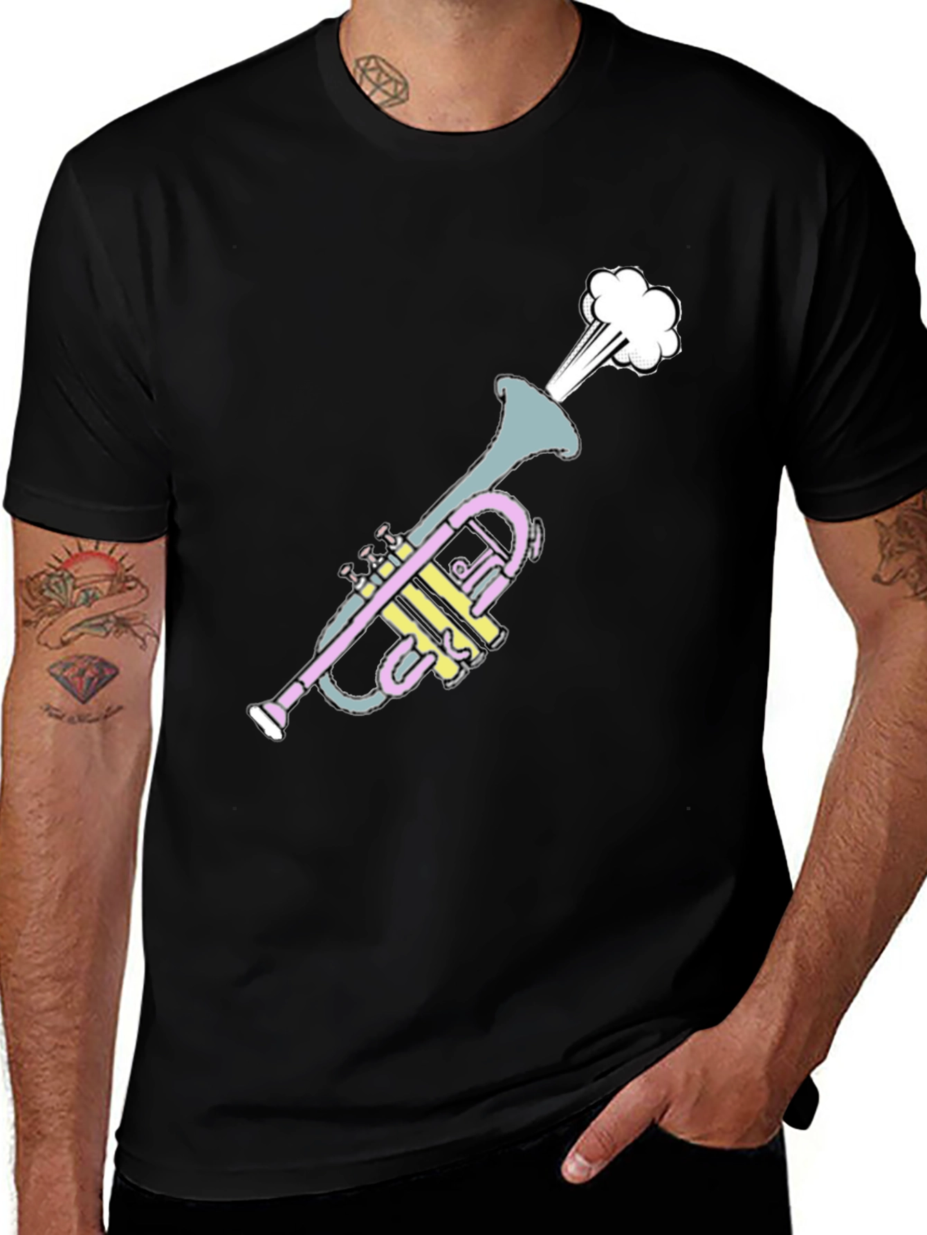 Trumpet T-Shirt - Cool Musician Tee