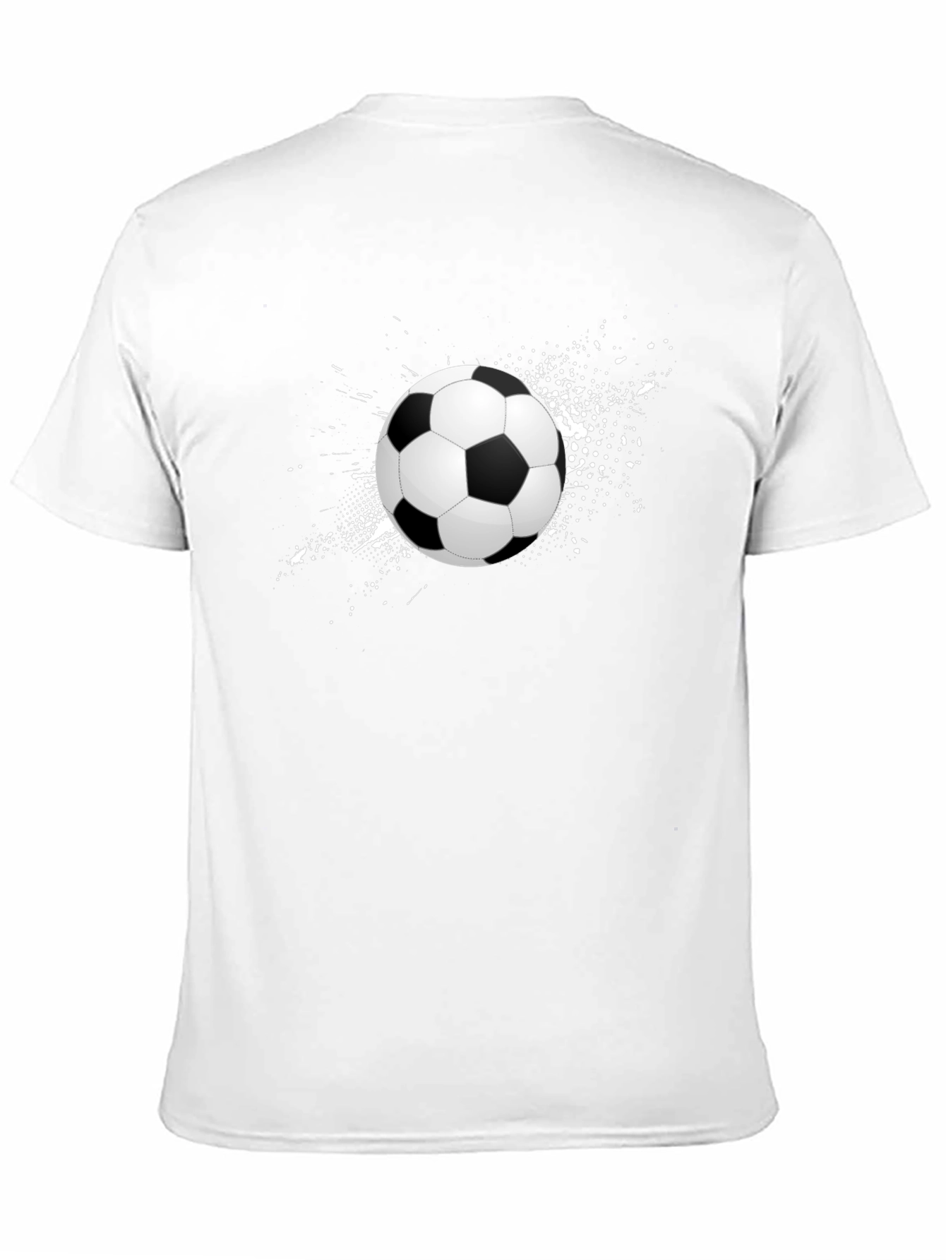 Soccer Ball Graphic T-Shirt - Stylish Mens Tee