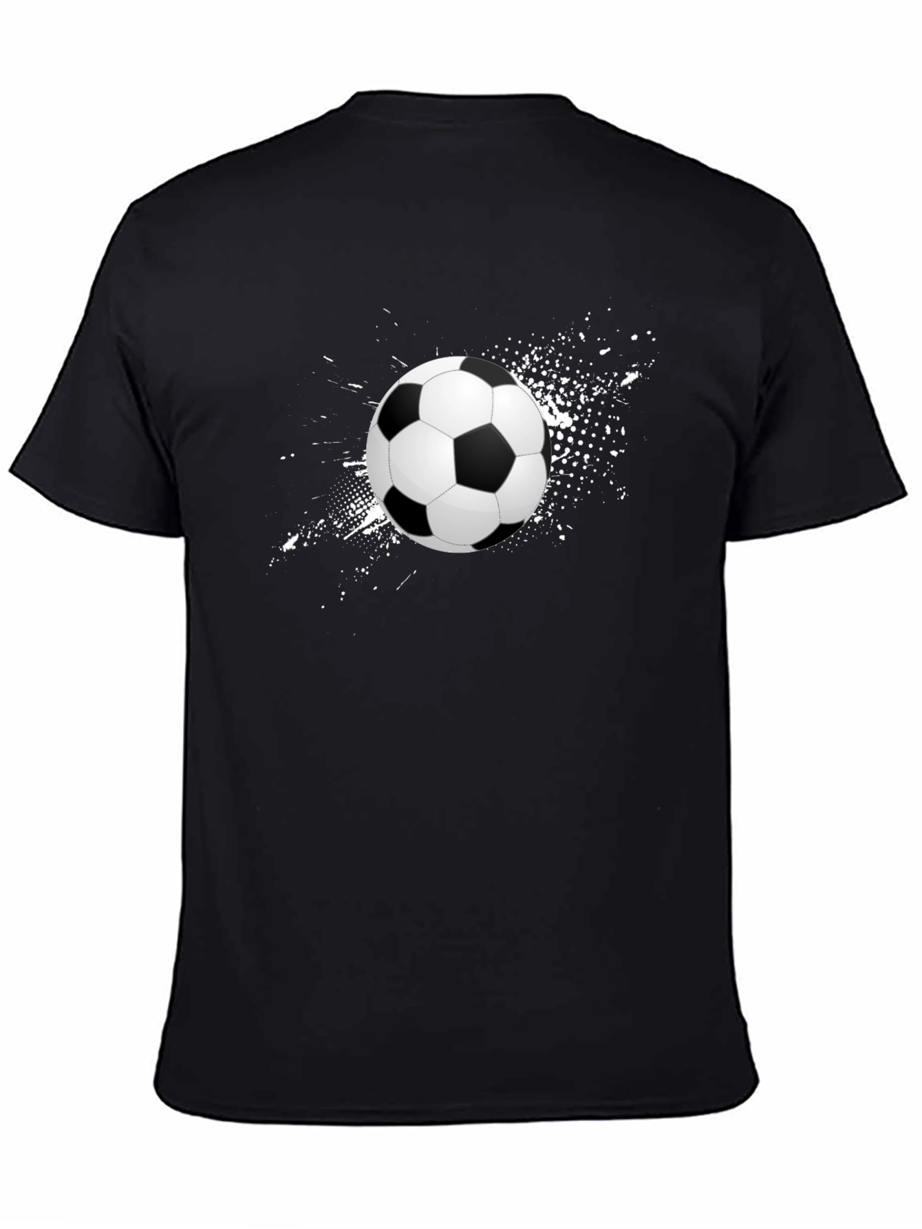 Soccer Ball Graphic T-Shirt - Stylish Mens Tee