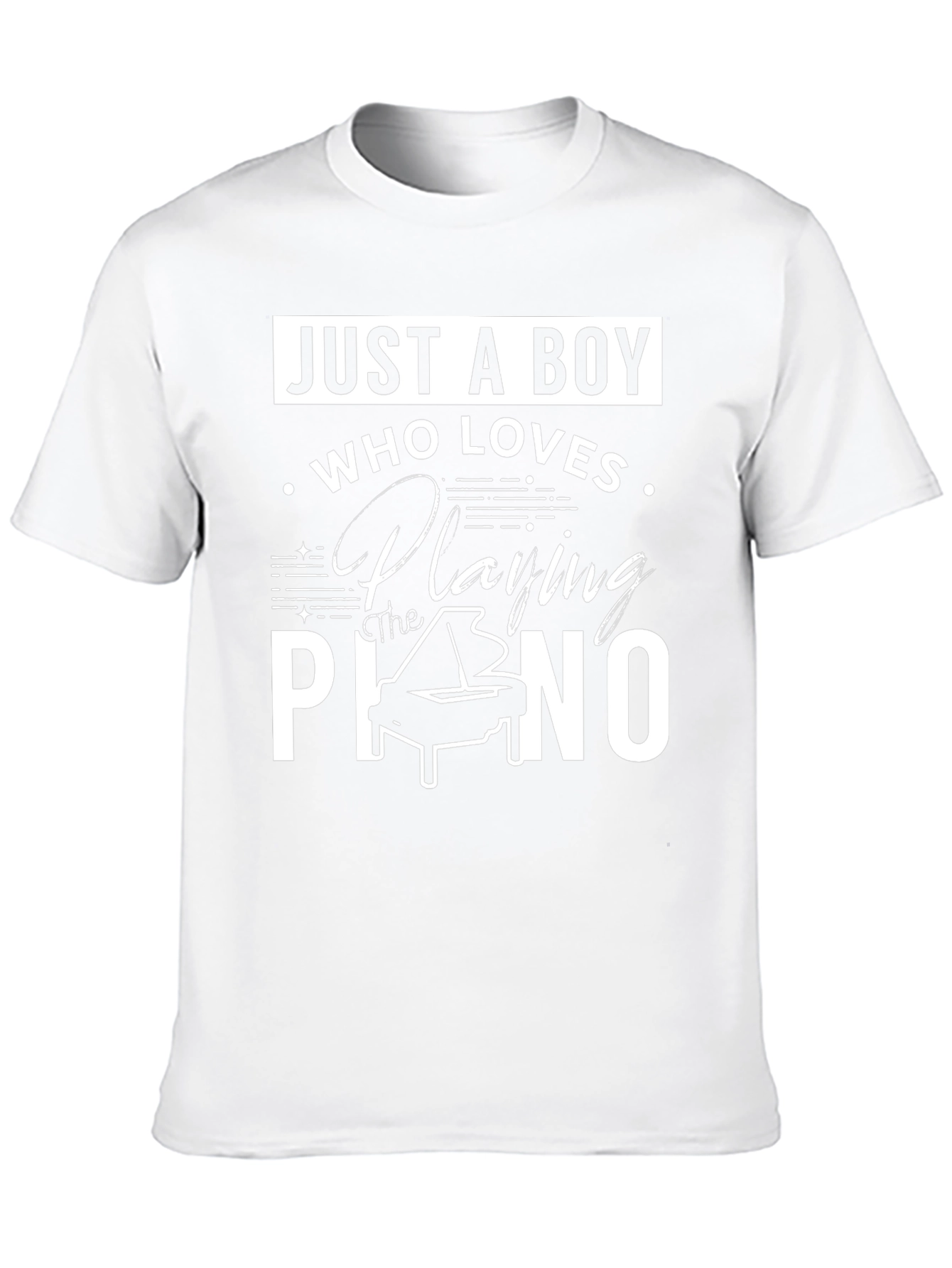 Piano Lover Boys Graphic Tee