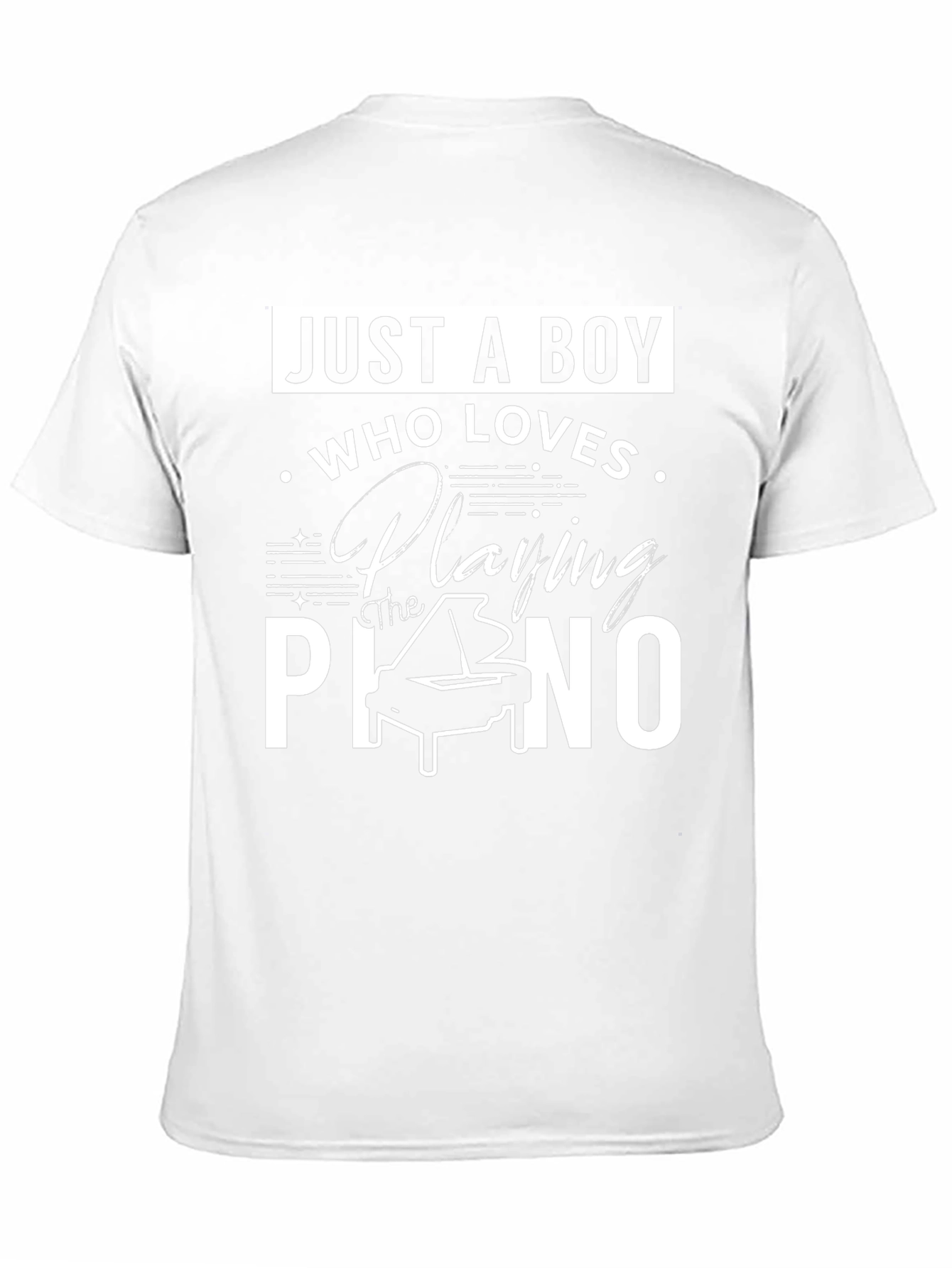 Piano Lover Boys Graphic Tee