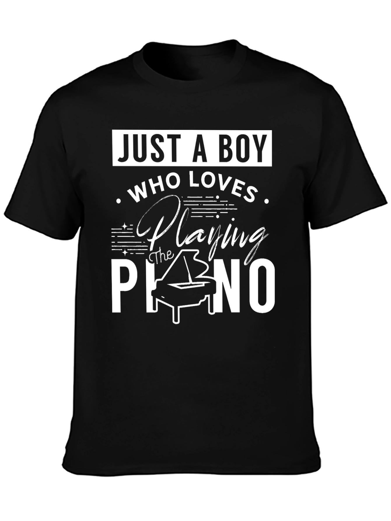 Piano Lover Boys Graphic Tee