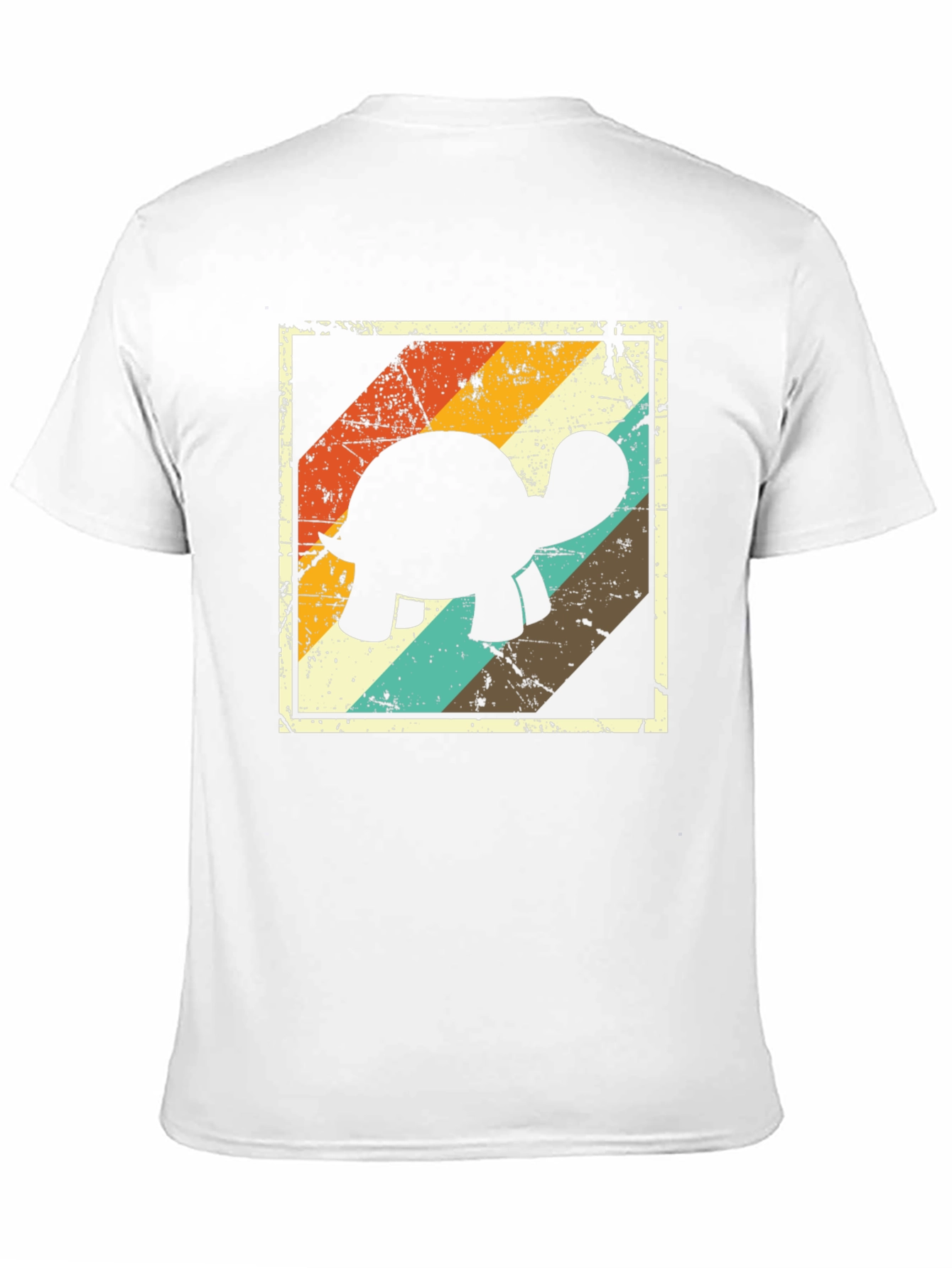 Retro Turtle Graphic Tee - Black