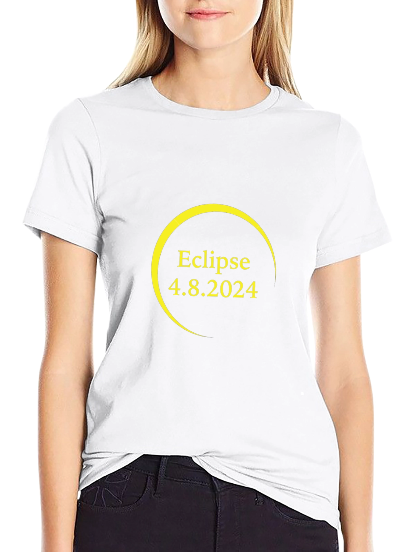 Eclipse 4.8.2024 Black T-Shirt