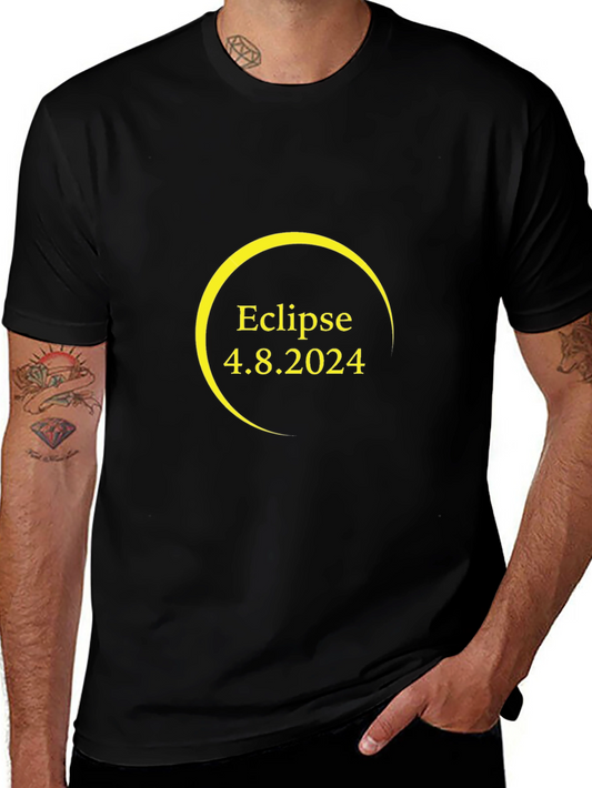 Eclipse 4.8.2024 Black T-Shirt