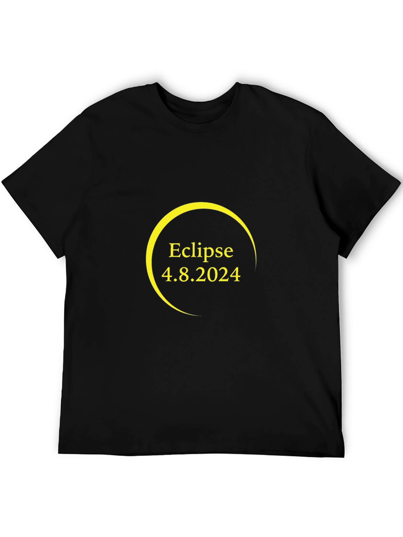 Eclipse 4.8.2024 Black T-Shirt