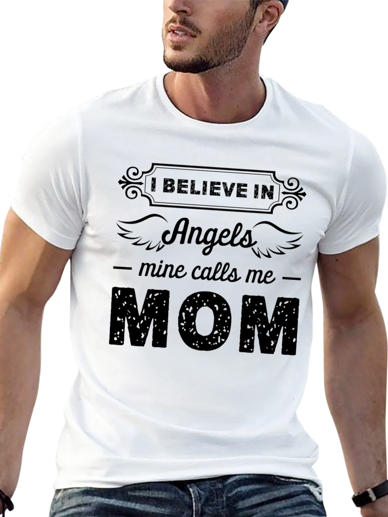 I Believe In Angels Mom T-Shirt