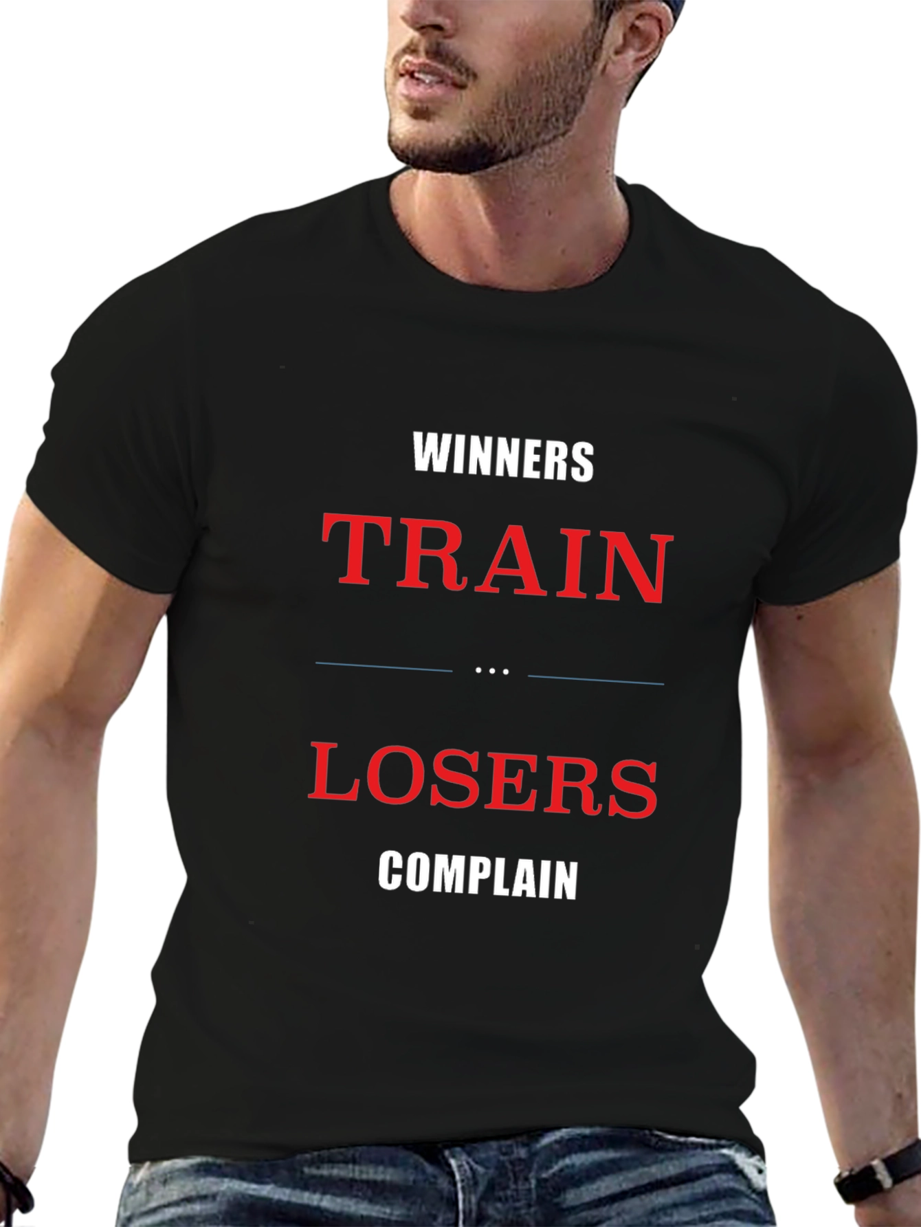 Winners Train T-Shirt Motivational Gym Fitness Tee
