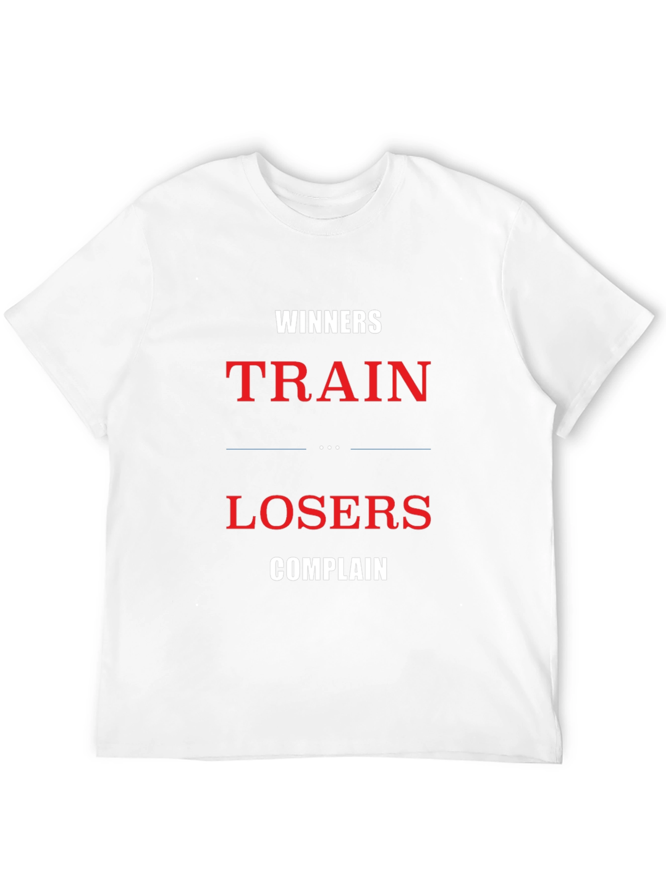 Winners Train T-Shirt Motivational Gym Fitness Tee