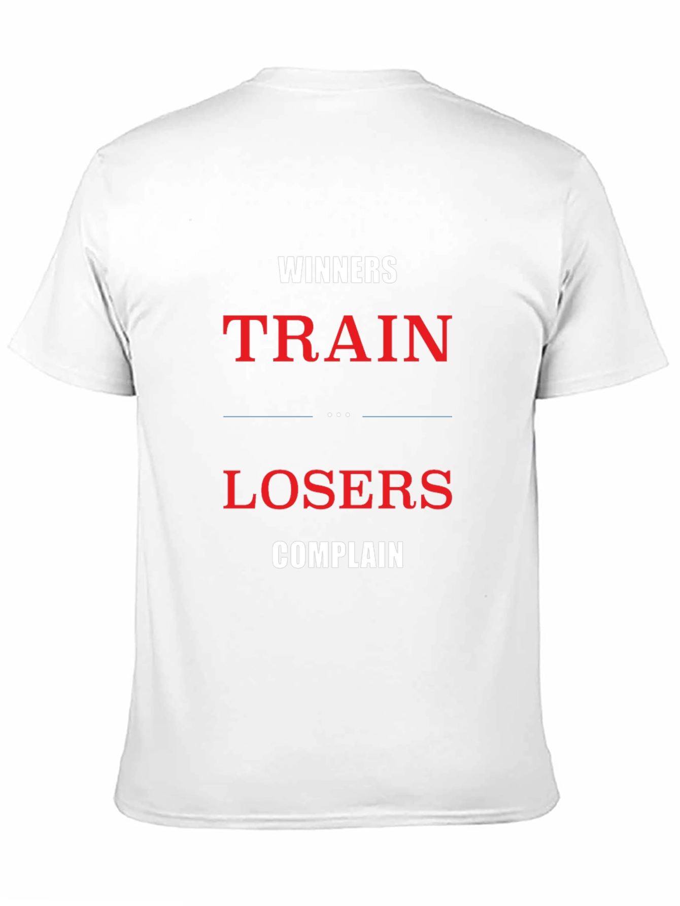 Winners Train T-Shirt Motivational Gym Fitness Tee