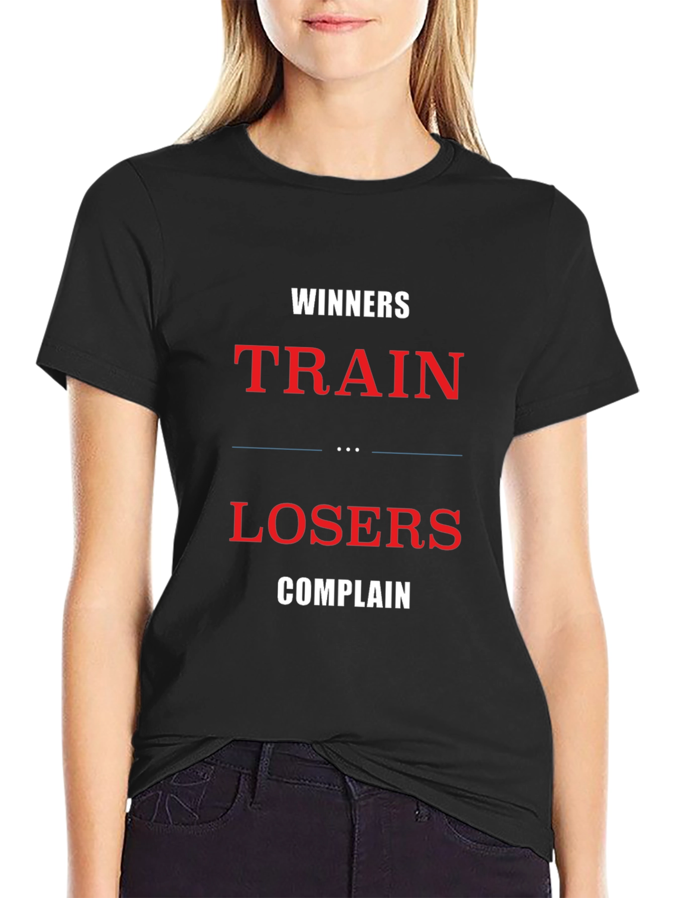 Winners Train T-Shirt Motivational Gym Fitness Tee